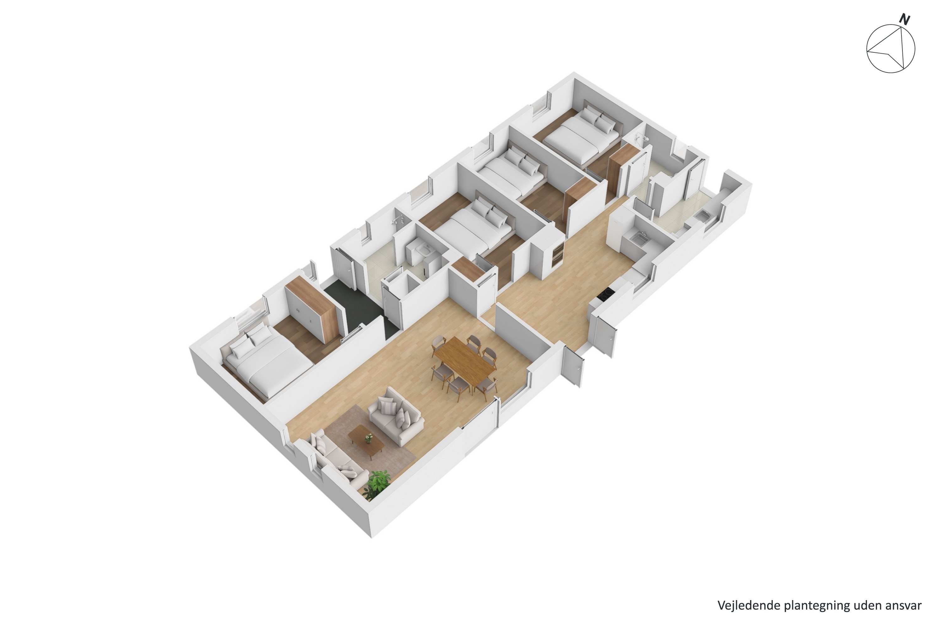 Plantegninger billede af Moseparken 68, 8722 Hedensted