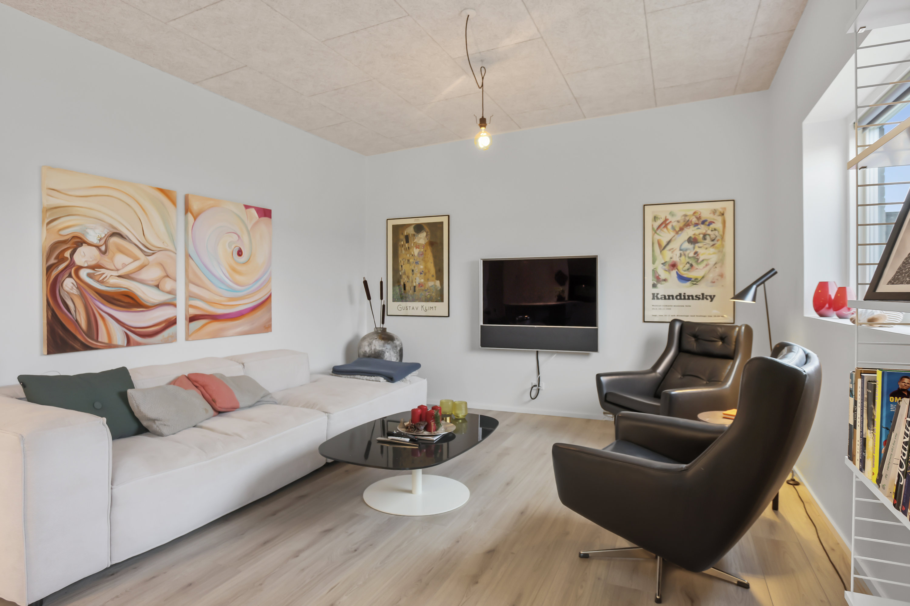 Fremhævet stue billede i fuldskærmstilstand. Billede af Skabermøllevej 29, 8800 Viborg