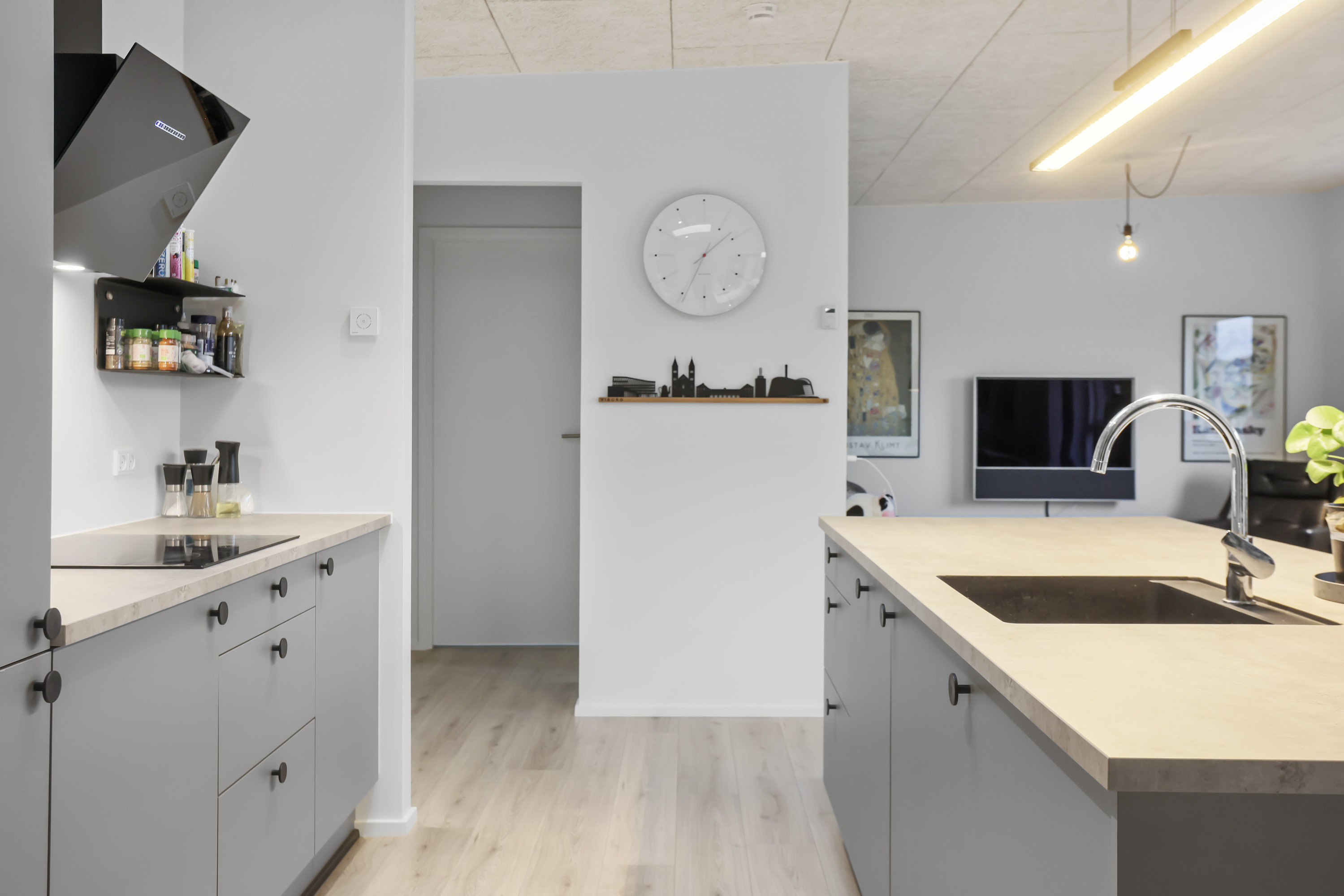 Fremhævet køkken alrum billede i fuldskærmstilstand. Billede af Skabermøllevej 29, 8800 Viborg