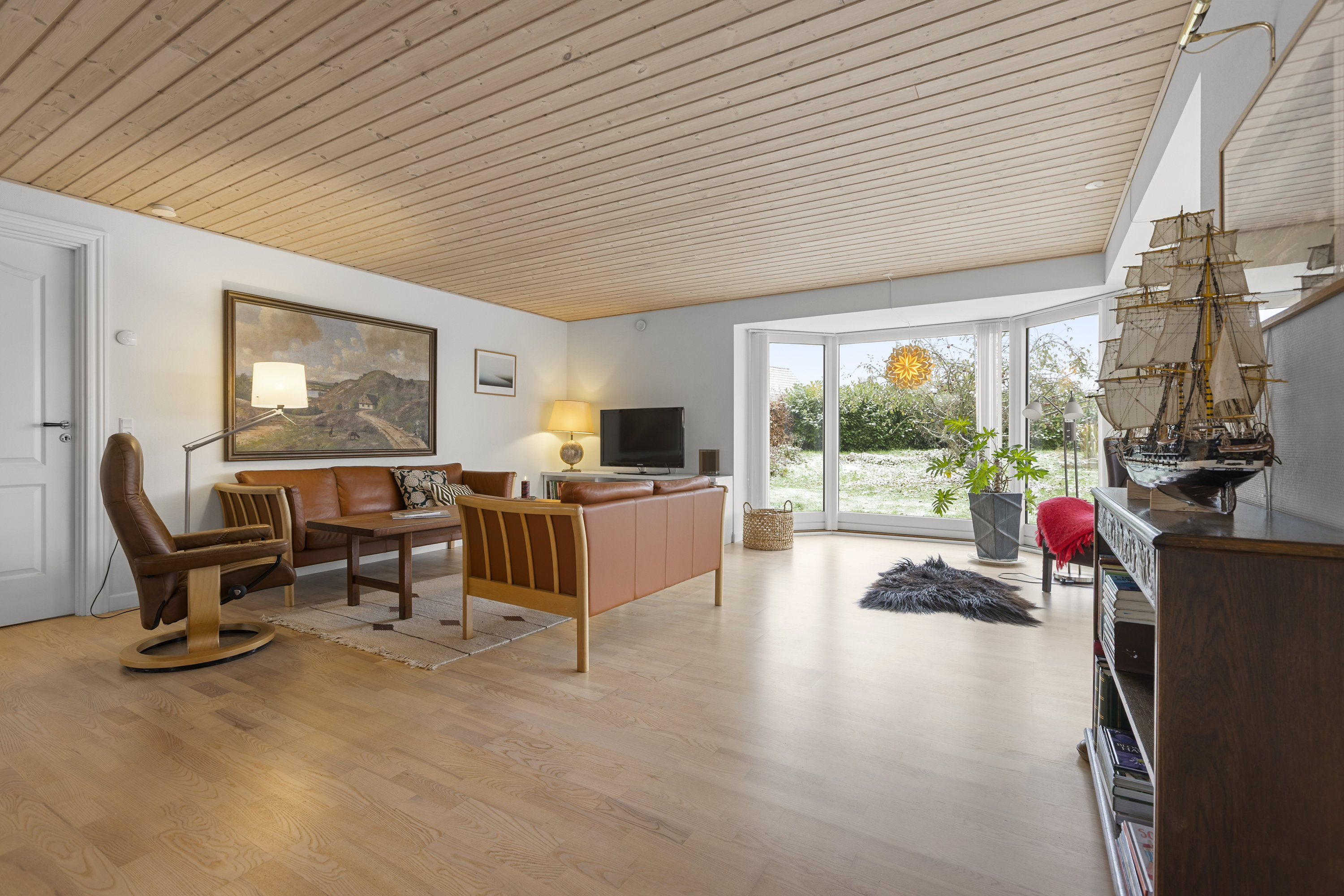 Fremhævet stue billede i fuldskærmstilstand. Billede af Ellebjergvej 27, 4450 Jyderup