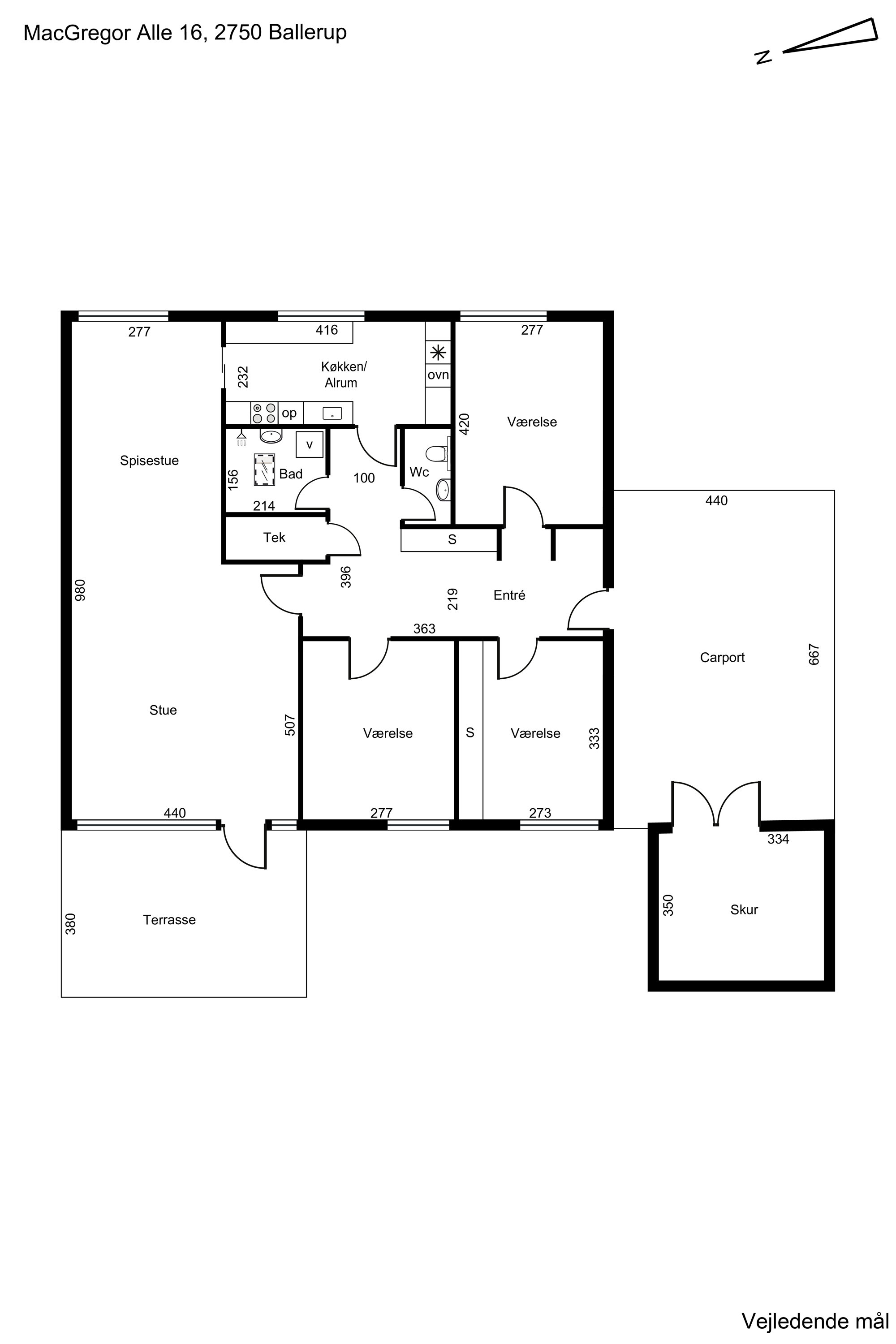 Plantegninger billede af MacGregor Alle 16, 2750 Ballerup