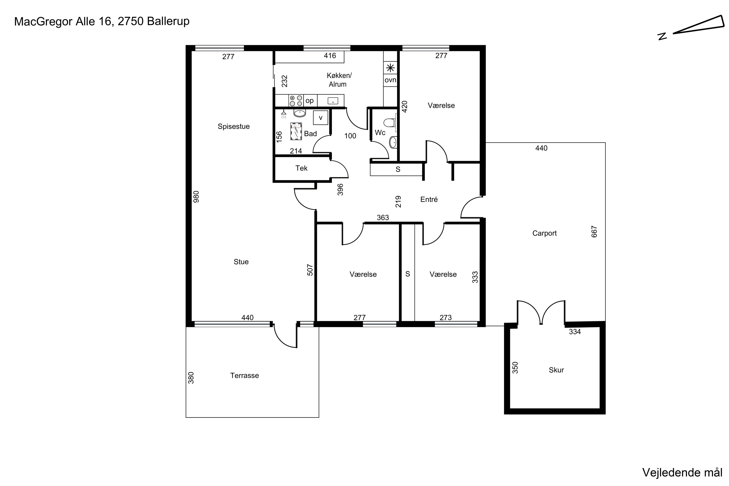 Plantegninger billede af MacGregor Alle 16, 2750 Ballerup