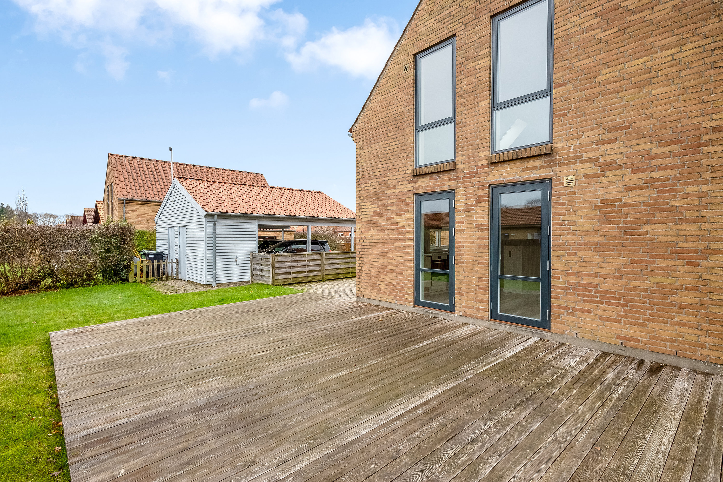 Fremhævet terrasse billede i fuldskærmstilstand. Billede af Struervej 109A, 7500 Holstebro