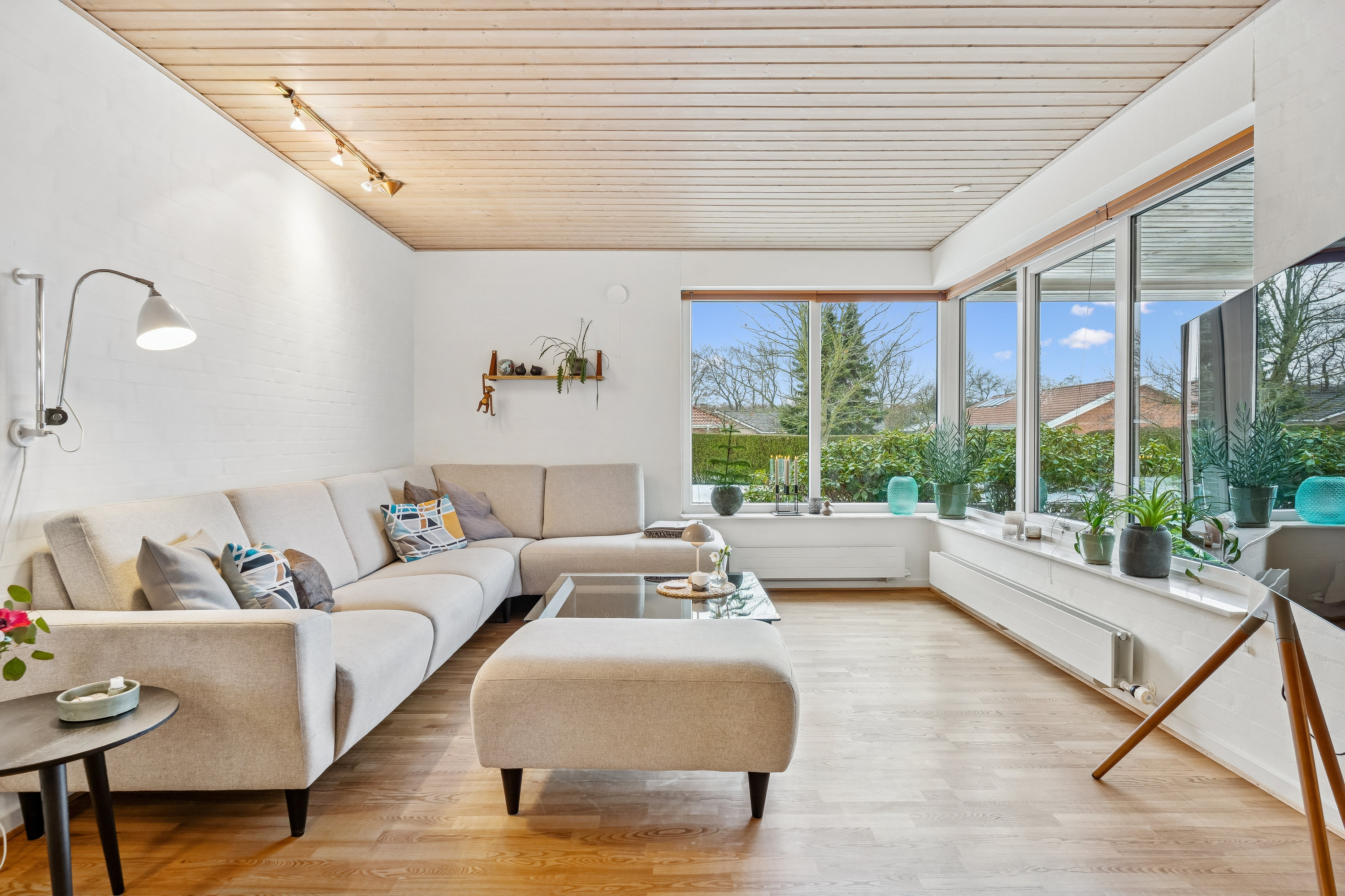 Fremhævet stue billede i fuldskærmstilstand. Billede af Årupvænget 23, 8722 Hedensted