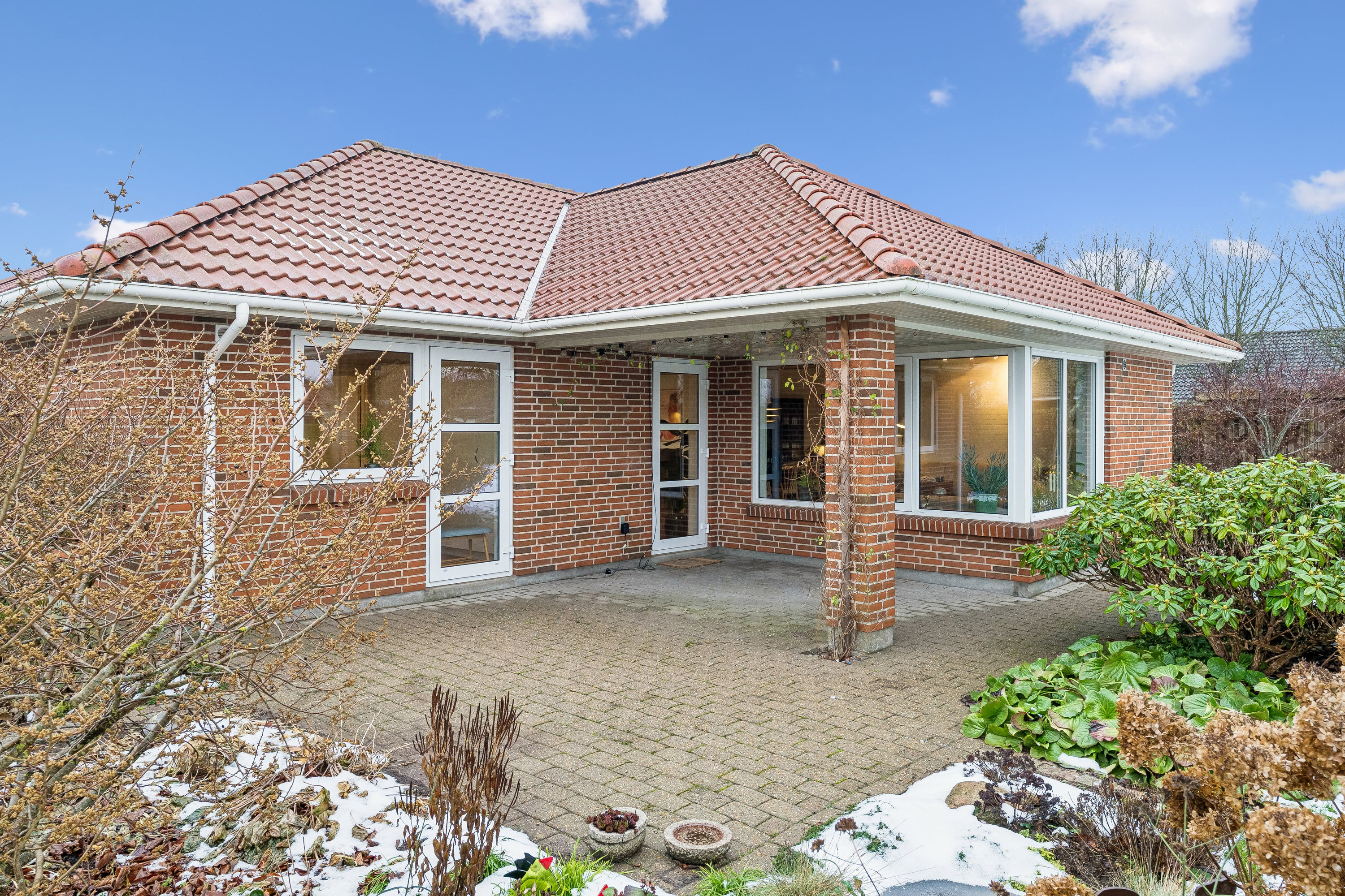 Miniaturebillede 1: terrasse. Billede af Årupvænget 23, 8722 Hedensted