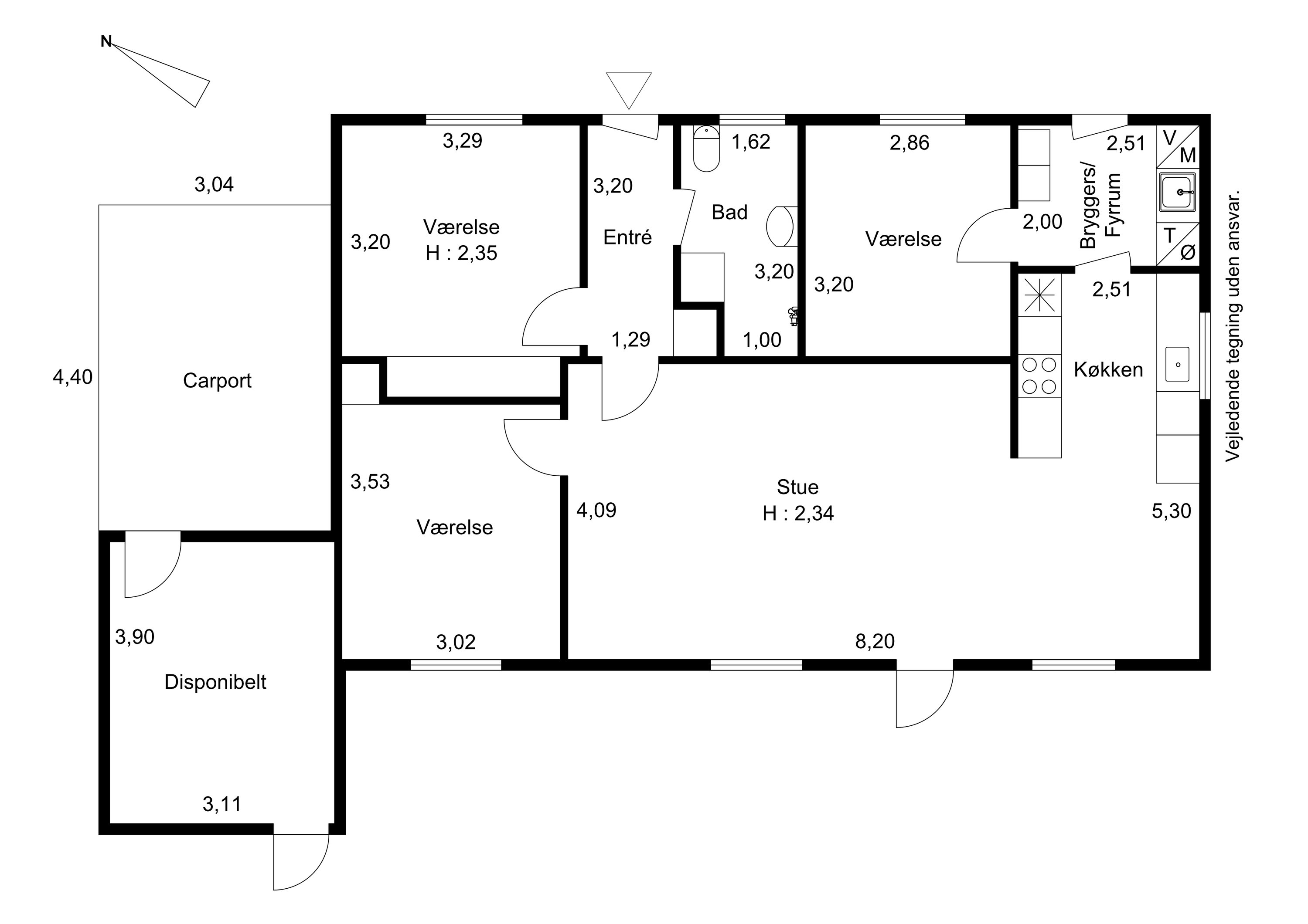 Plantegninger billede af Strandlodsvej 4B, 4600 Køge