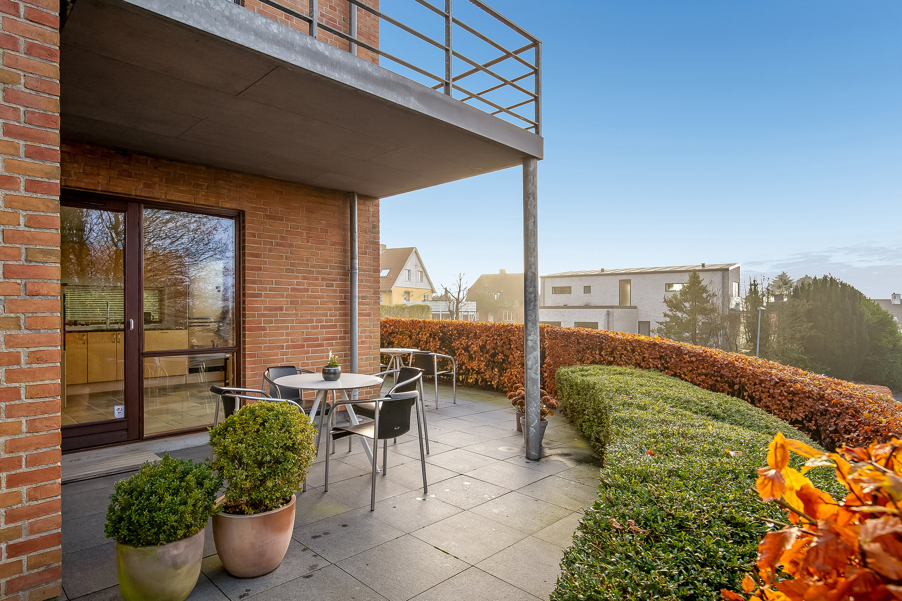 Fremhævet terrasse billede i fuldskærmstilstand. Billede af Krintelsvej 8, 7120 Vejle Øst