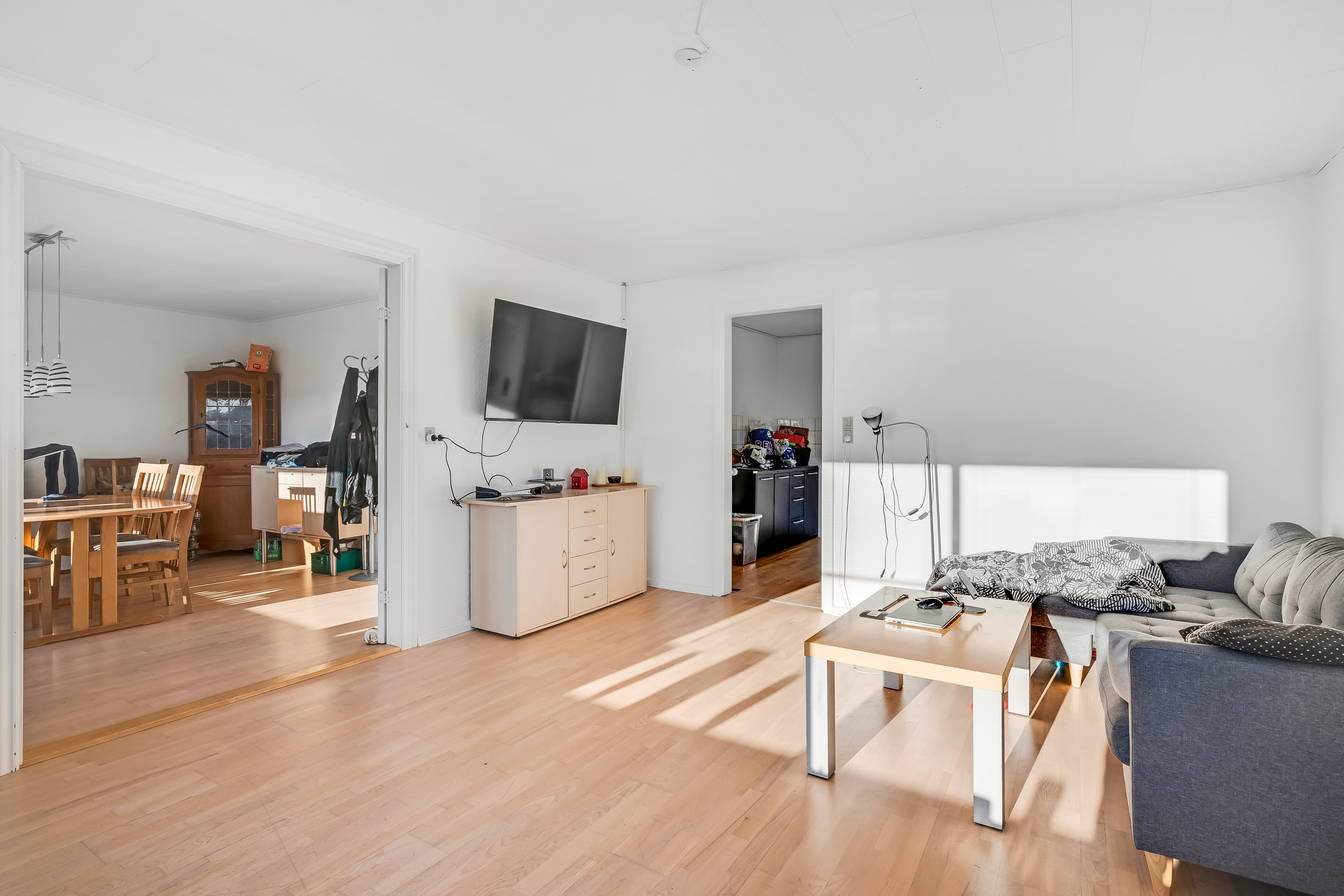 Fremhævet stue billede i fuldskærmstilstand. Billede af Viborgvej 105, Mejrup, 7500 Holstebro