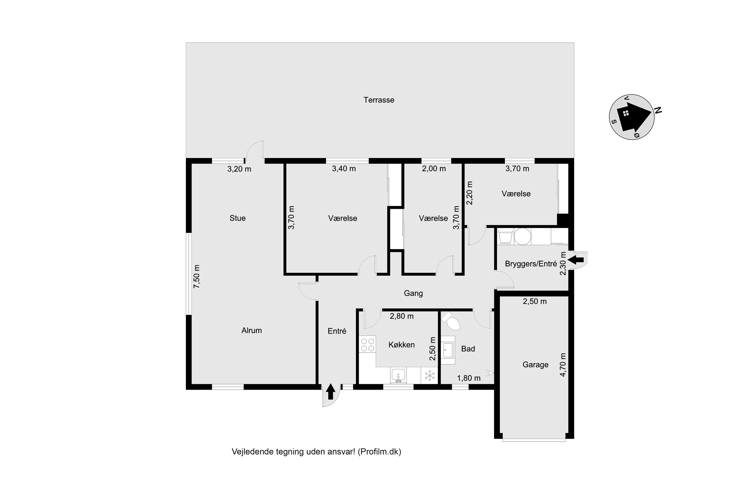 Plantegninger billede af Odinsvej 11, 7500 Holstebro