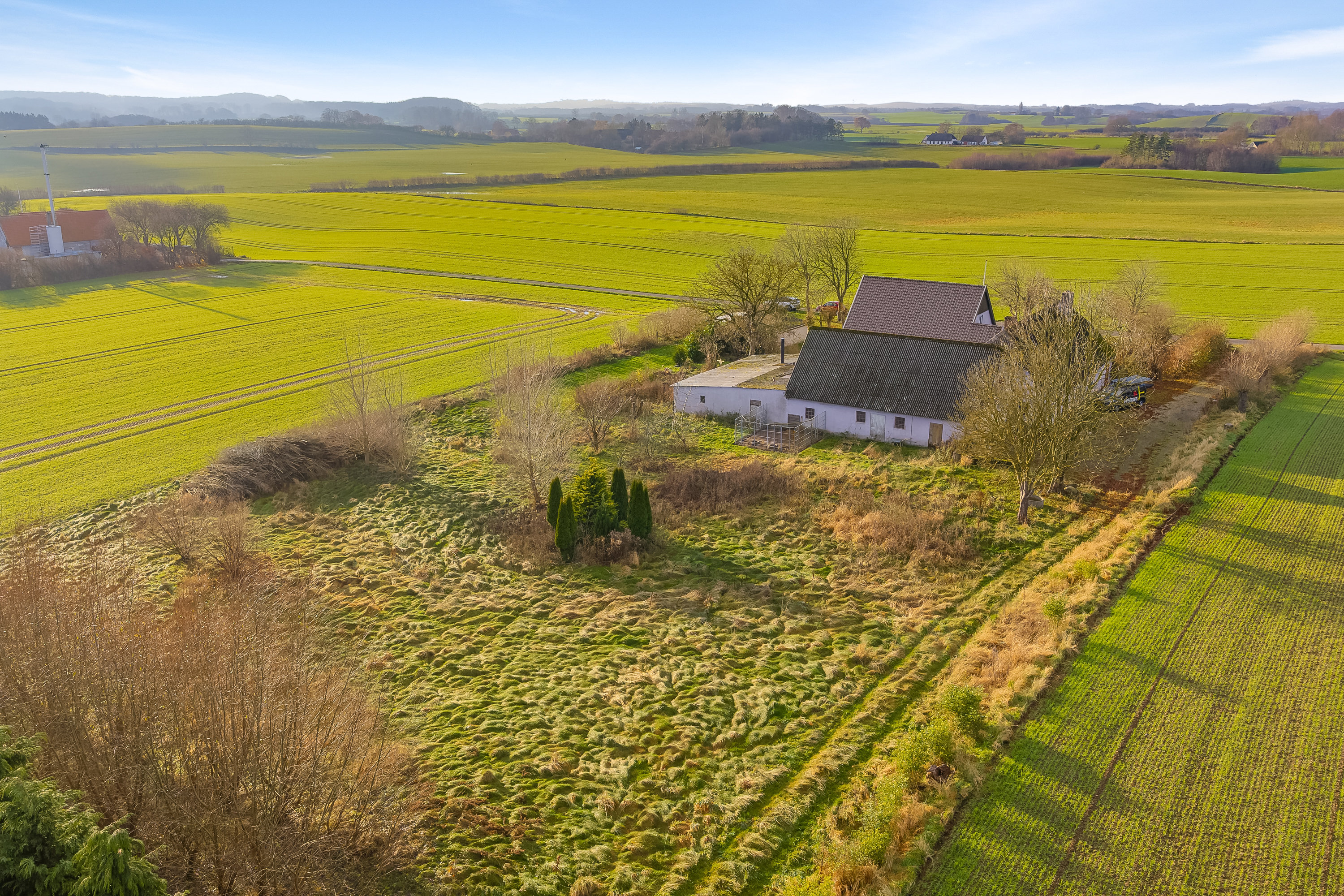 Fremhævet luftfoto billede i fuldskærmstilstand. Billede af Klippen 3, Ølsted, 5672 Broby