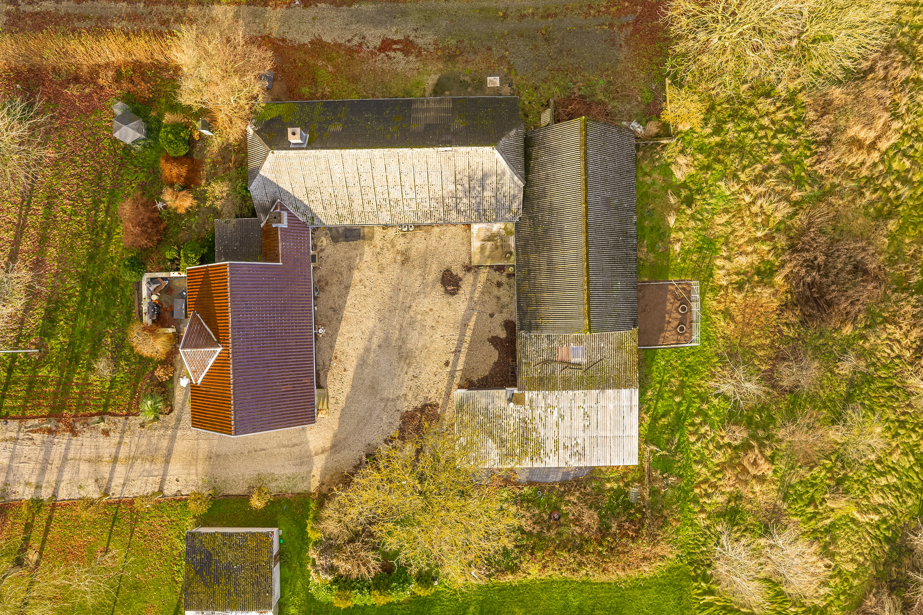 Fremhævet luftfoto billede i fuldskærmstilstand. Billede af Klippen 3, Ølsted, 5672 Broby