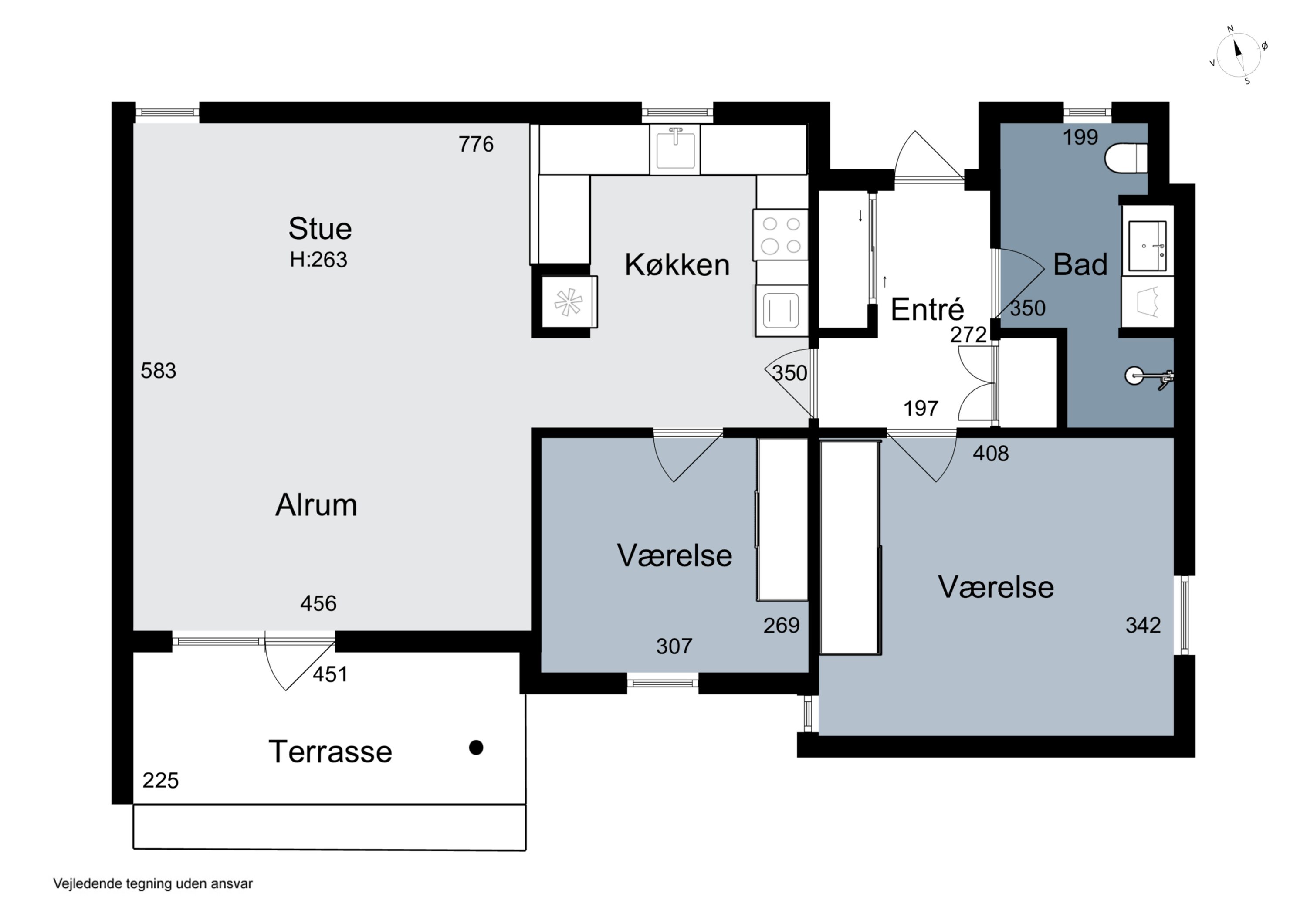 Plantegninger billede af Dianas Have 71, 2970 Hørsholm