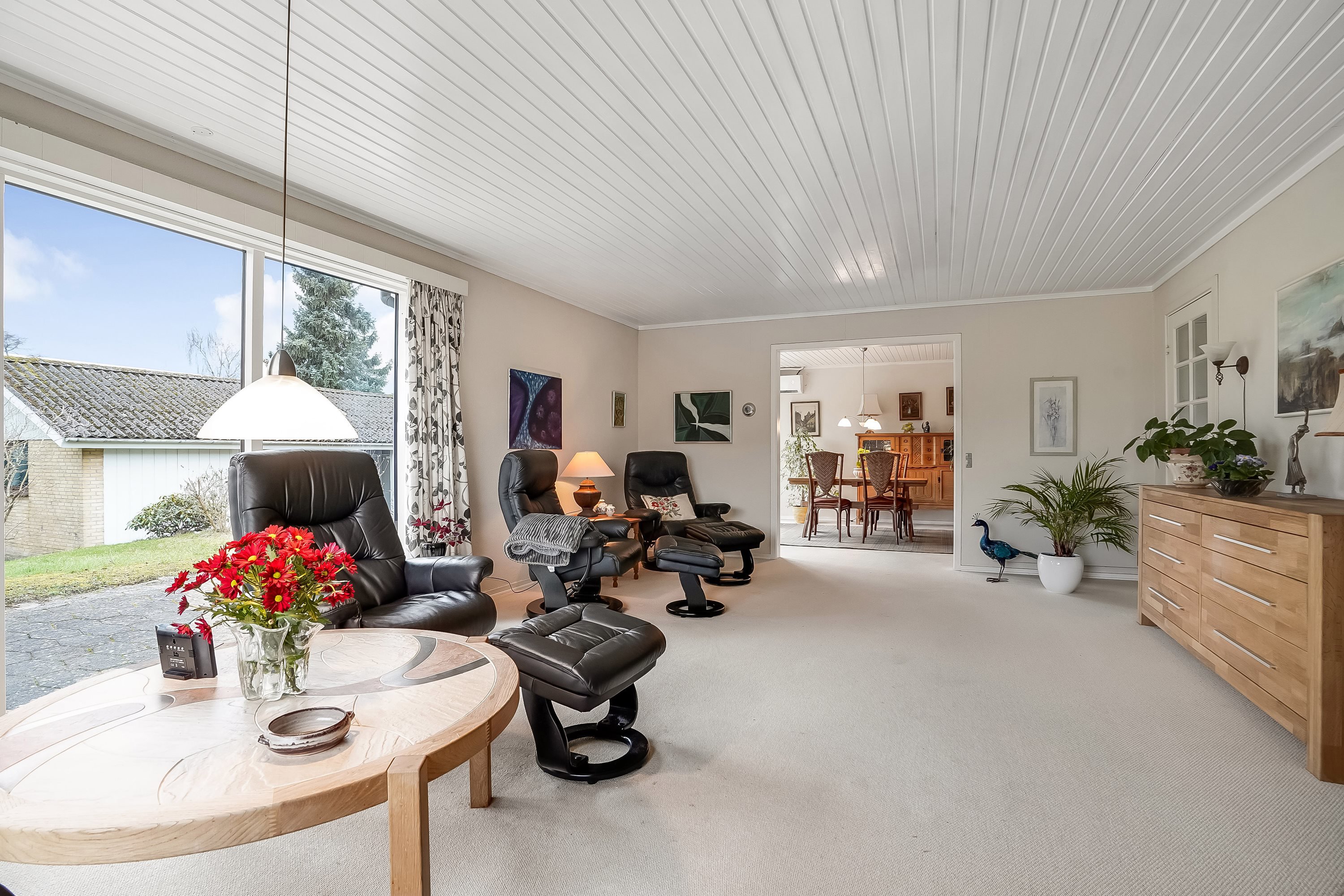 Fremhævet opholdsstue billede i fuldskærmstilstand. Billede af Vinkelvej 20, Brobyværk, 5672 Broby