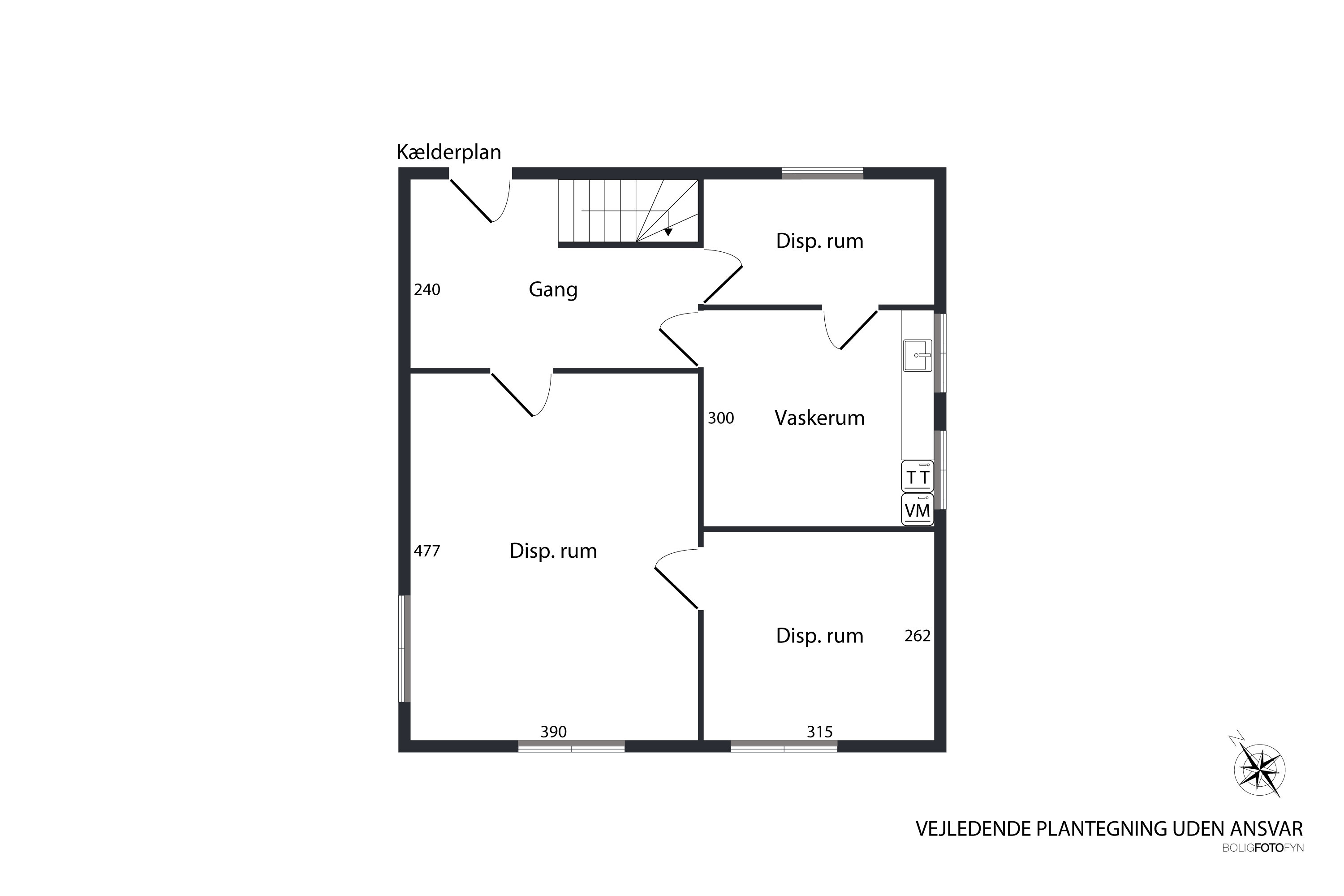 Plantegninger billede af Verningevej 18, Nr Broby, 5672 Broby