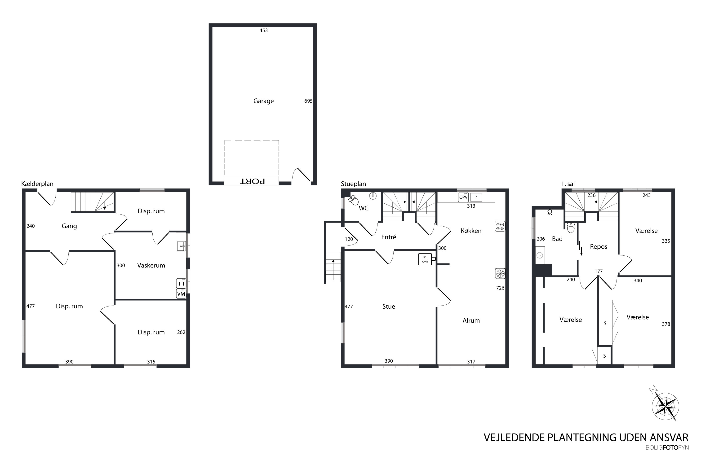 Plantegninger billede af Verningevej 18, Nr Broby, 5672 Broby