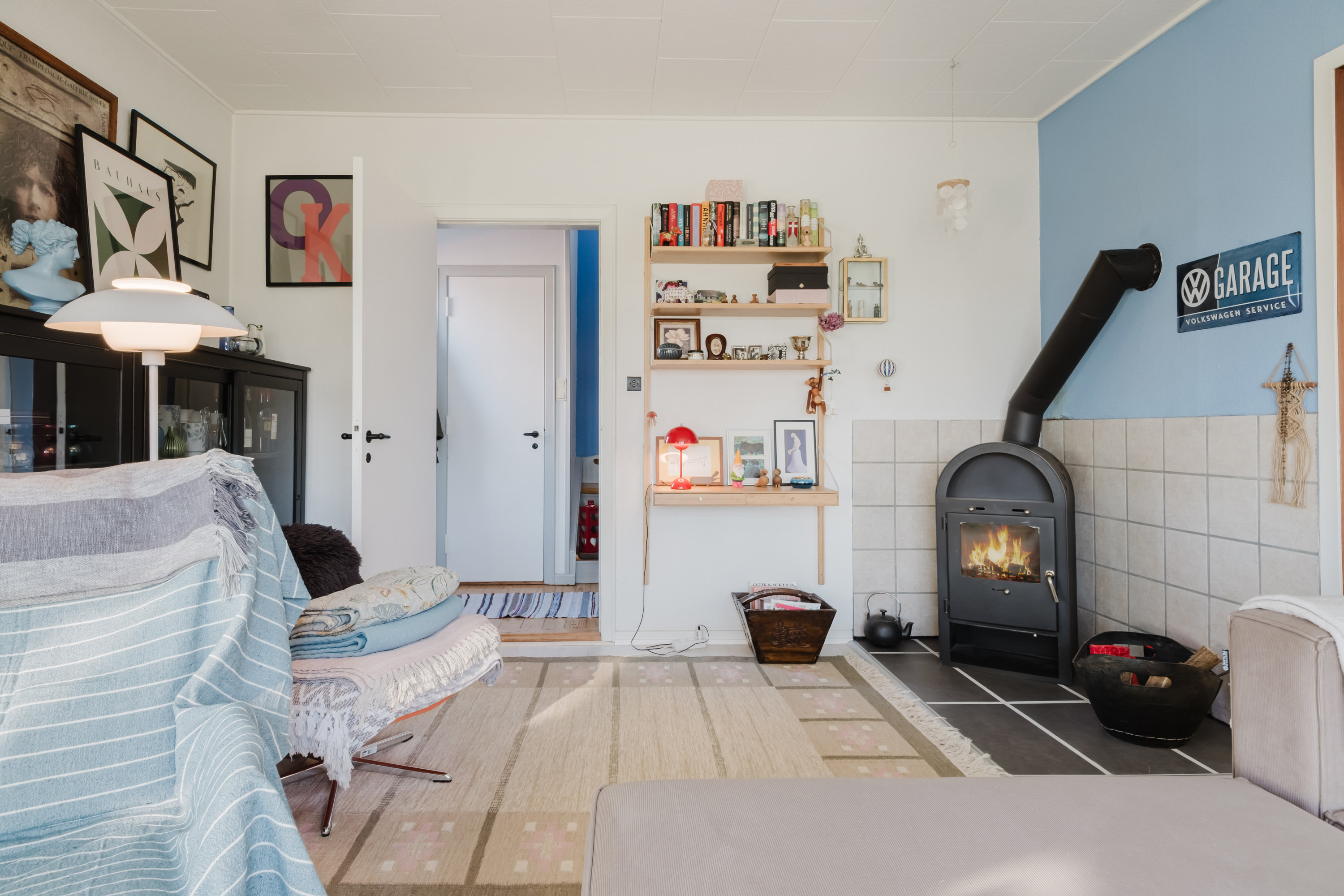 Fremhævet stue billede i fuldskærmstilstand. Billede af Verningevej 18, Nr Broby, 5672 Broby