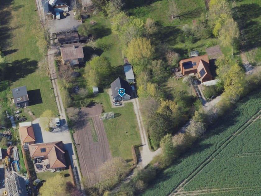 Fremhævet street view billede i fuldskærmstilstand. Billede af Enghavegårdsvej 21, Sengeløse, 2630 Taastrup