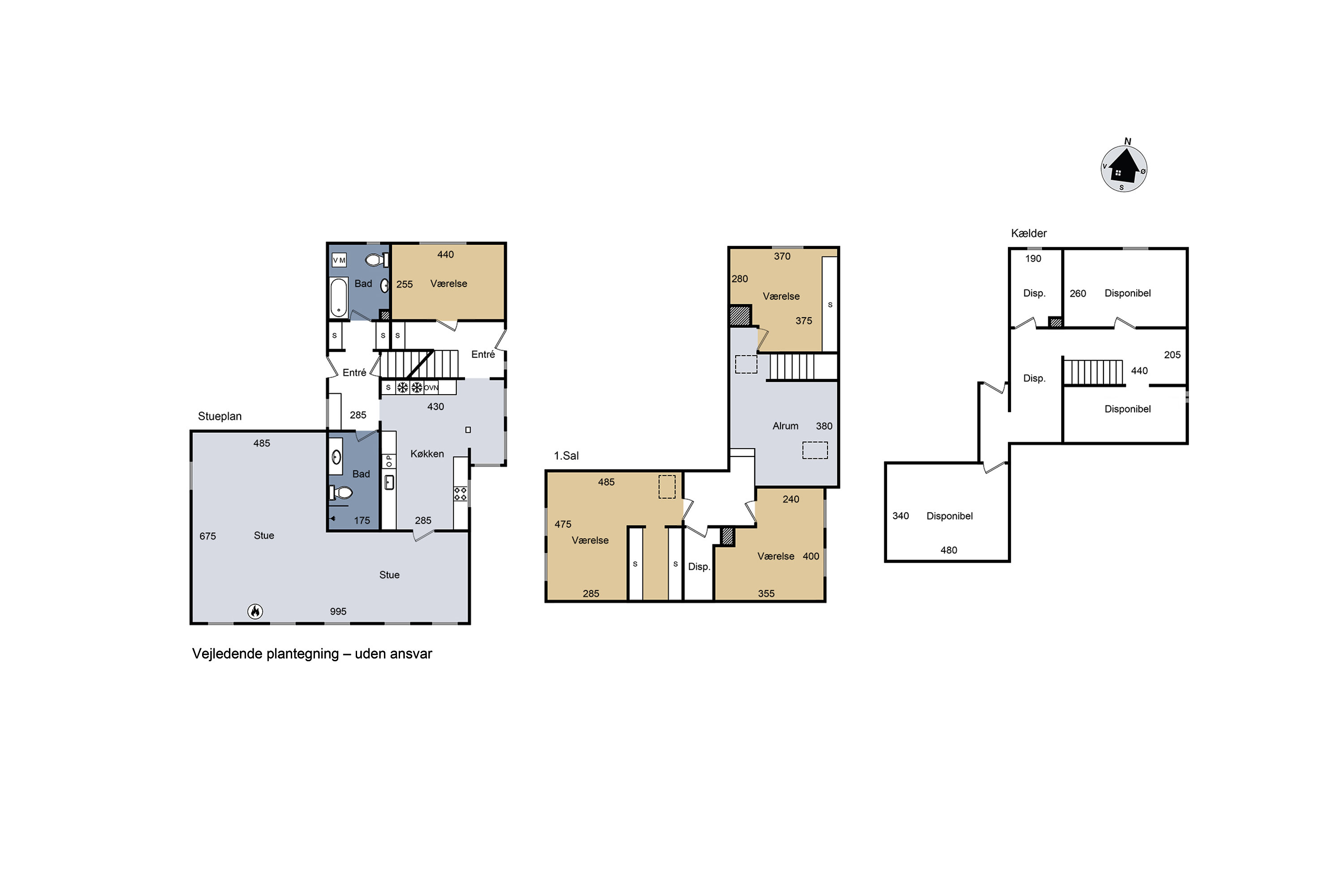 Plantegninger billede af Marievangsvej 38, 4200 Slagelse