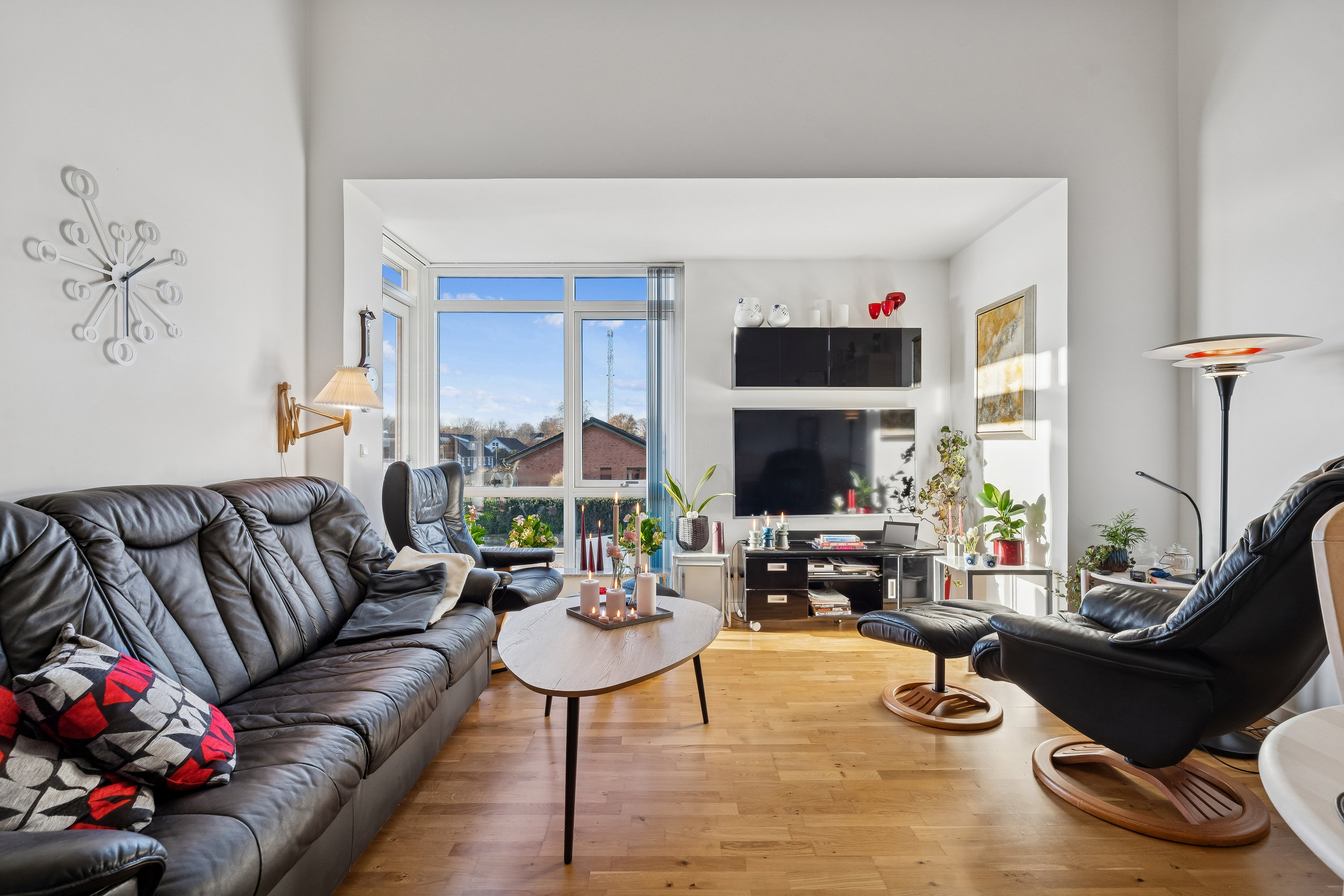 Fremhævet stue billede i fuldskærmstilstand. Billede af Kirkegade 19B, 1., 8722 Hedensted