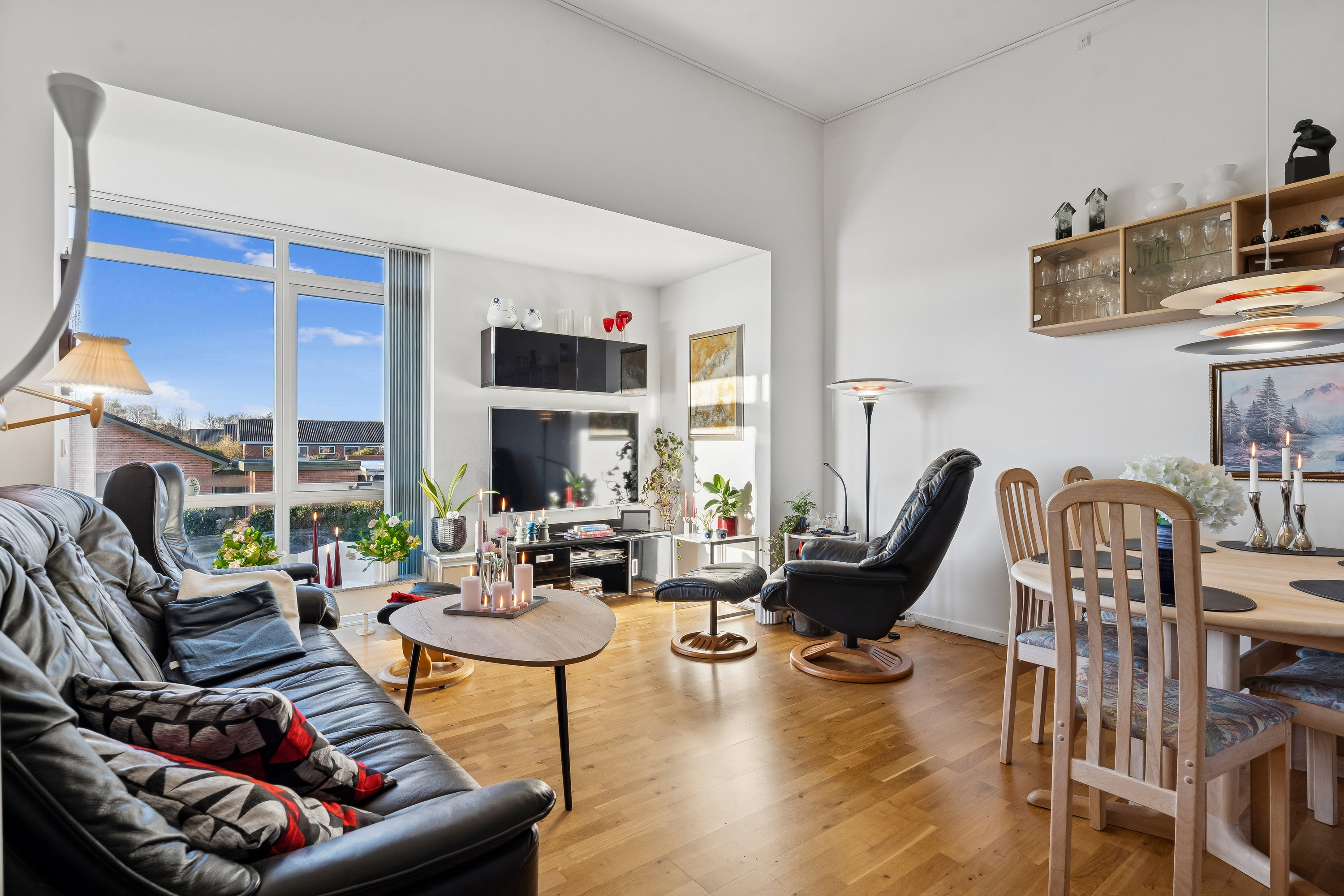 Fremhævet stue billede i fuldskærmstilstand. Billede af Kirkegade 19B, 1., 8722 Hedensted