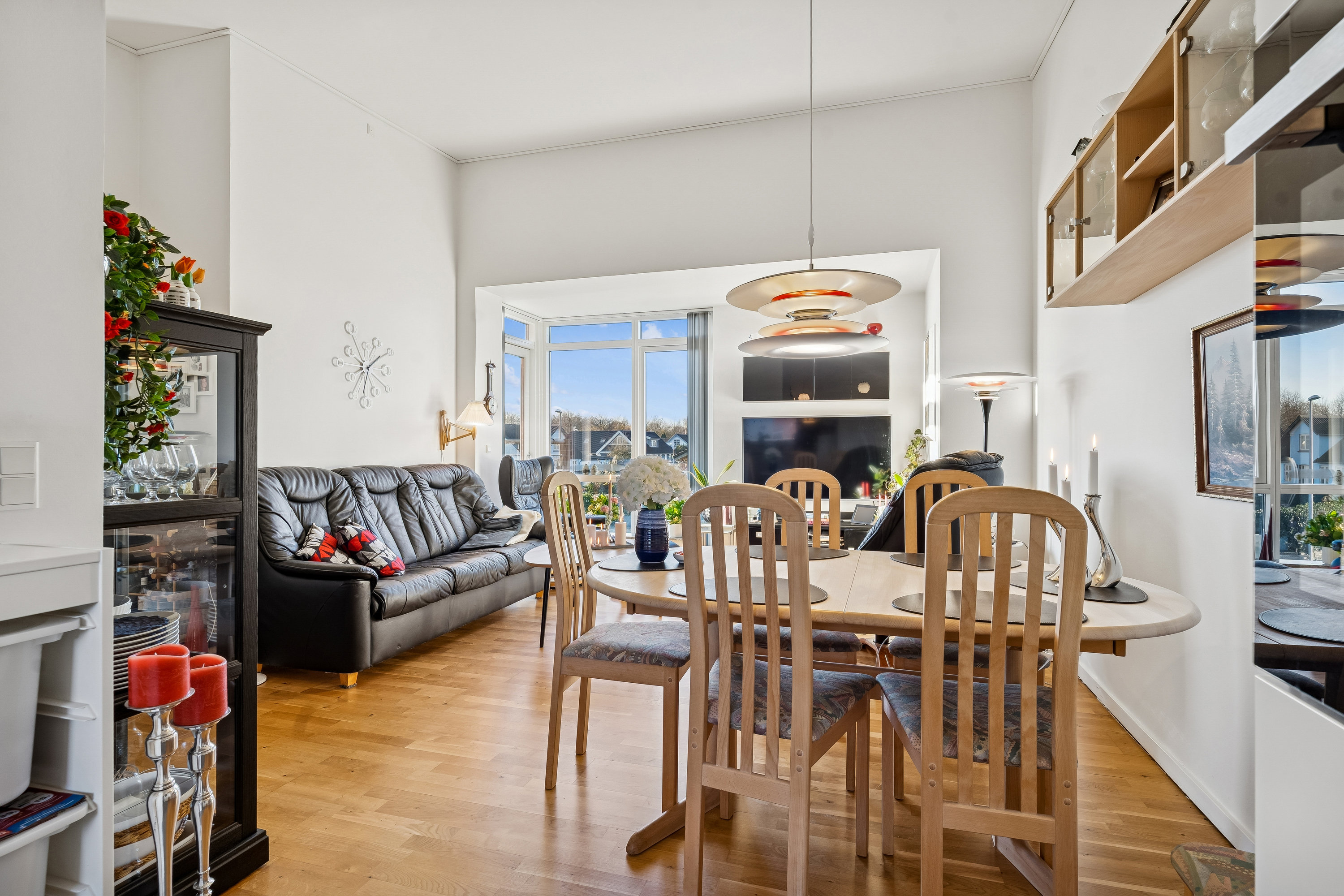 Fremhævet spisestue billede i fuldskærmstilstand. Billede af Kirkegade 19B, 1., 8722 Hedensted