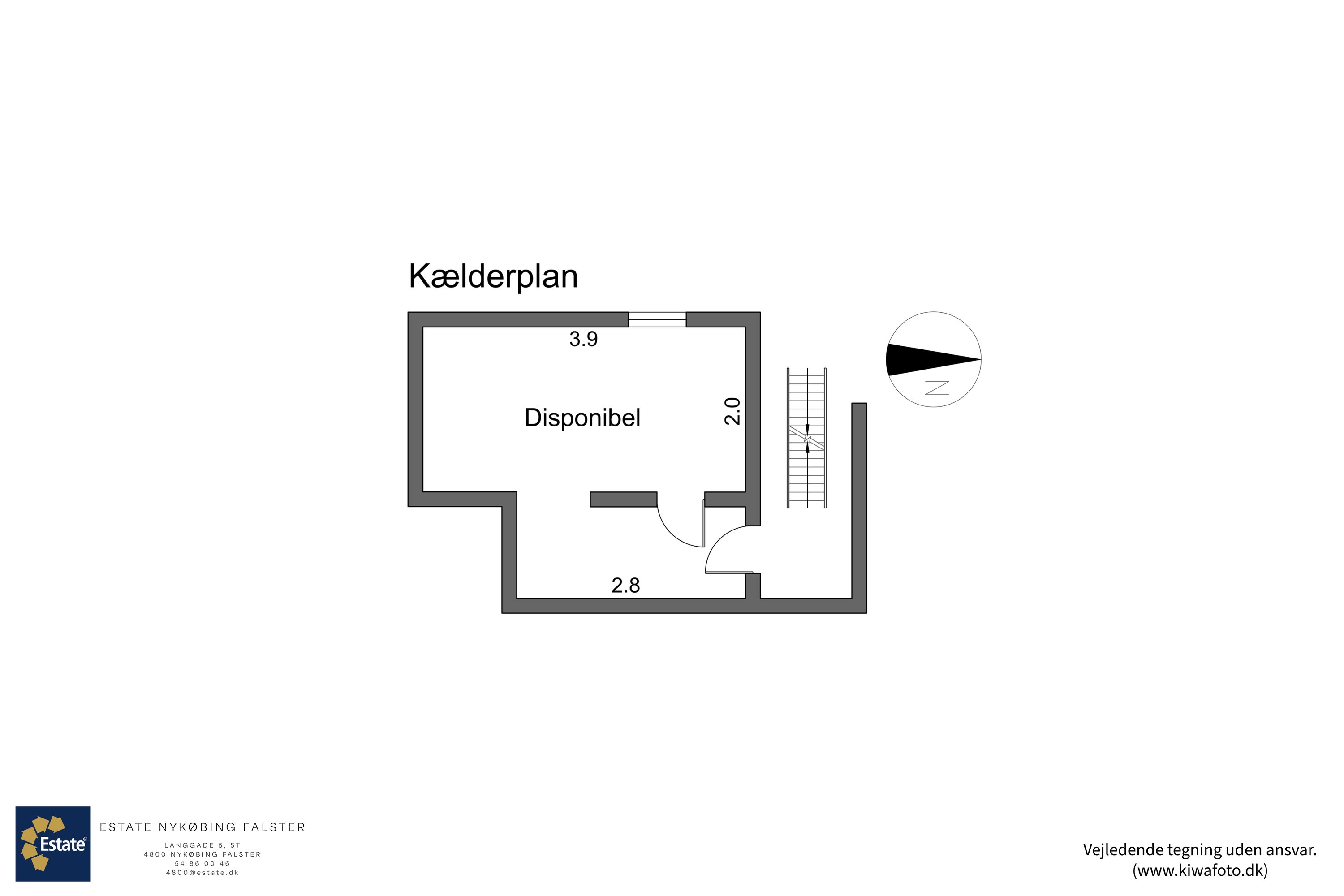 Plantegninger billede af Vesterskovvej 23, 4800 Nykøbing F