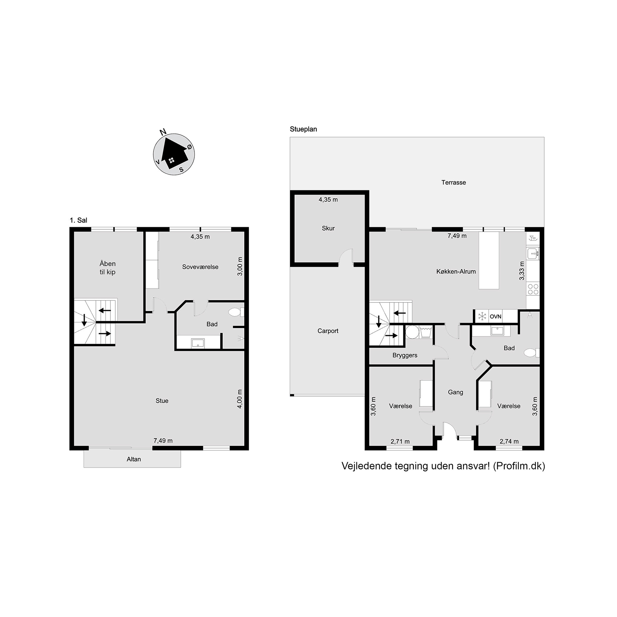 Plantegninger billede af Degnevænget 34, 7100 Vejle