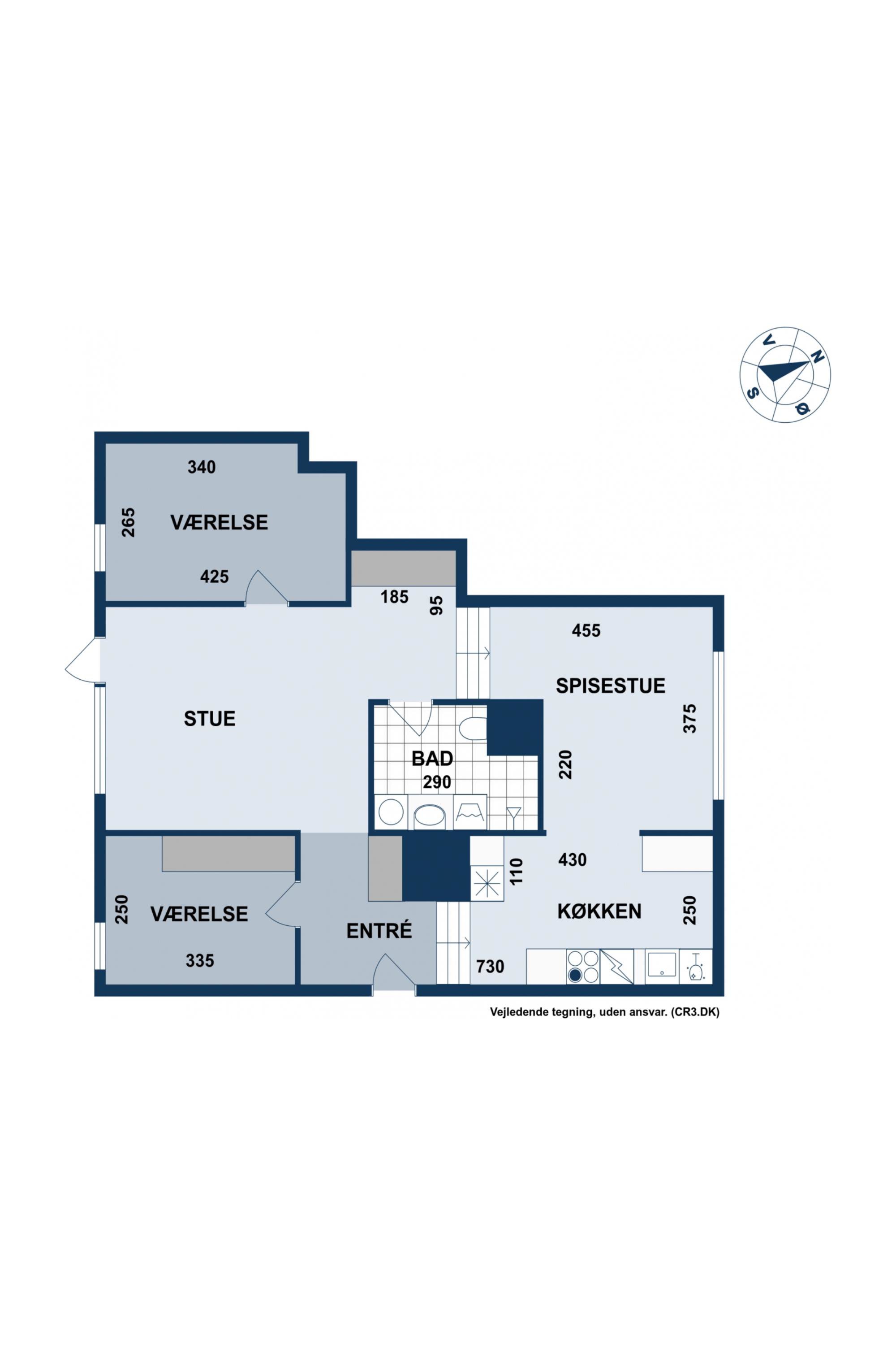 Plantegninger billede af Ingrid Marievej 54, st.., 2500 Valby