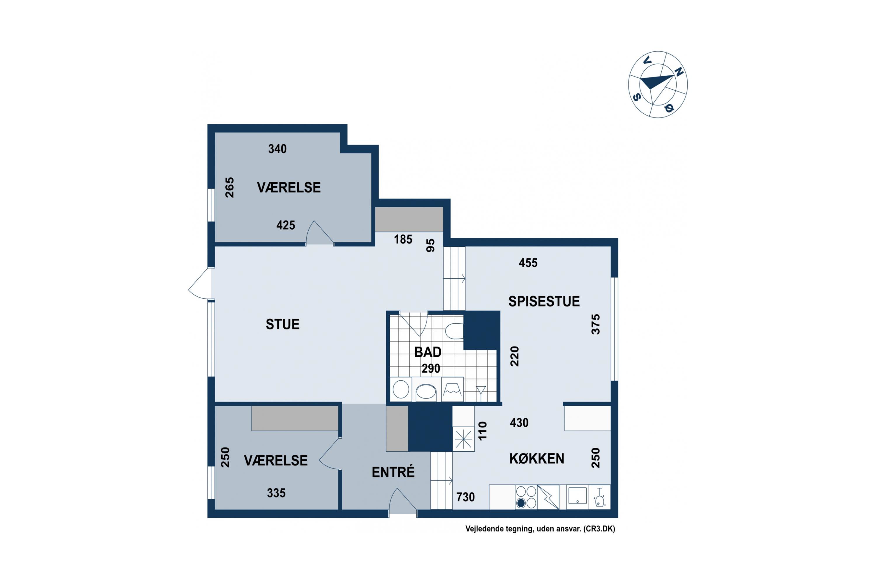 Plantegninger billede af Ingrid Marievej 54, st.., 2500 Valby