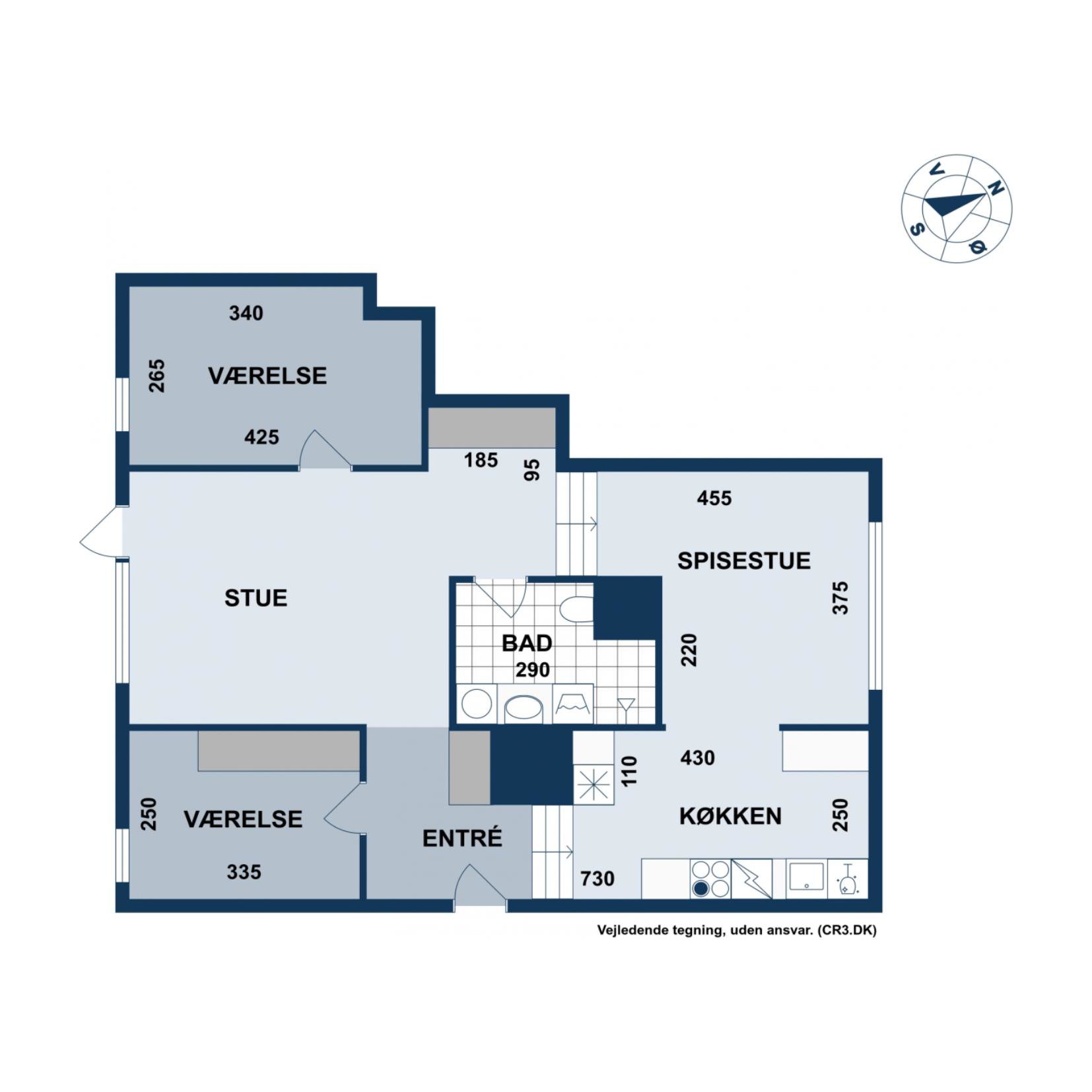 Plantegninger billede af Ingrid Marievej 54, st.., 2500 Valby