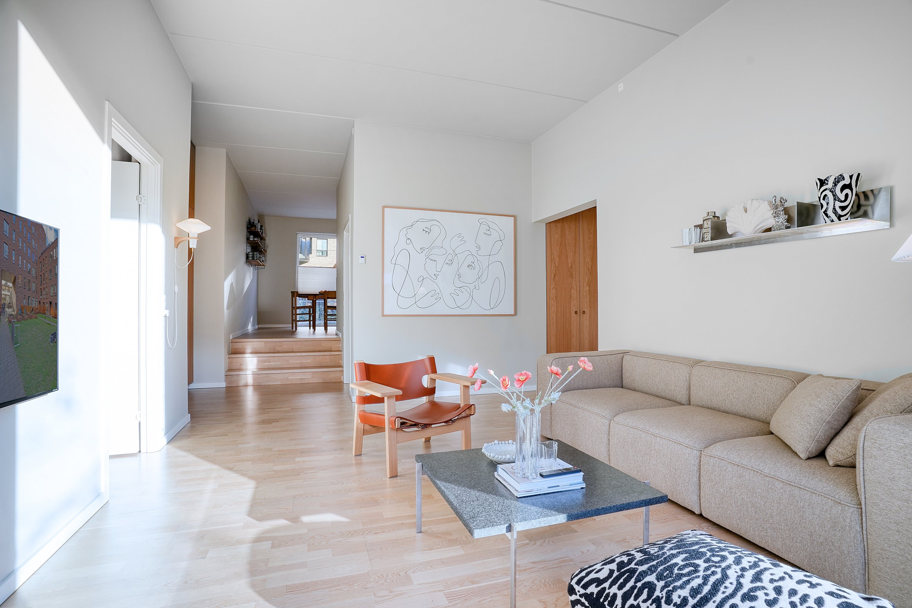 Fremhævet stue billede i fuldskærmstilstand. Billede af Ingrid Marievej 54, st.., 2500 Valby