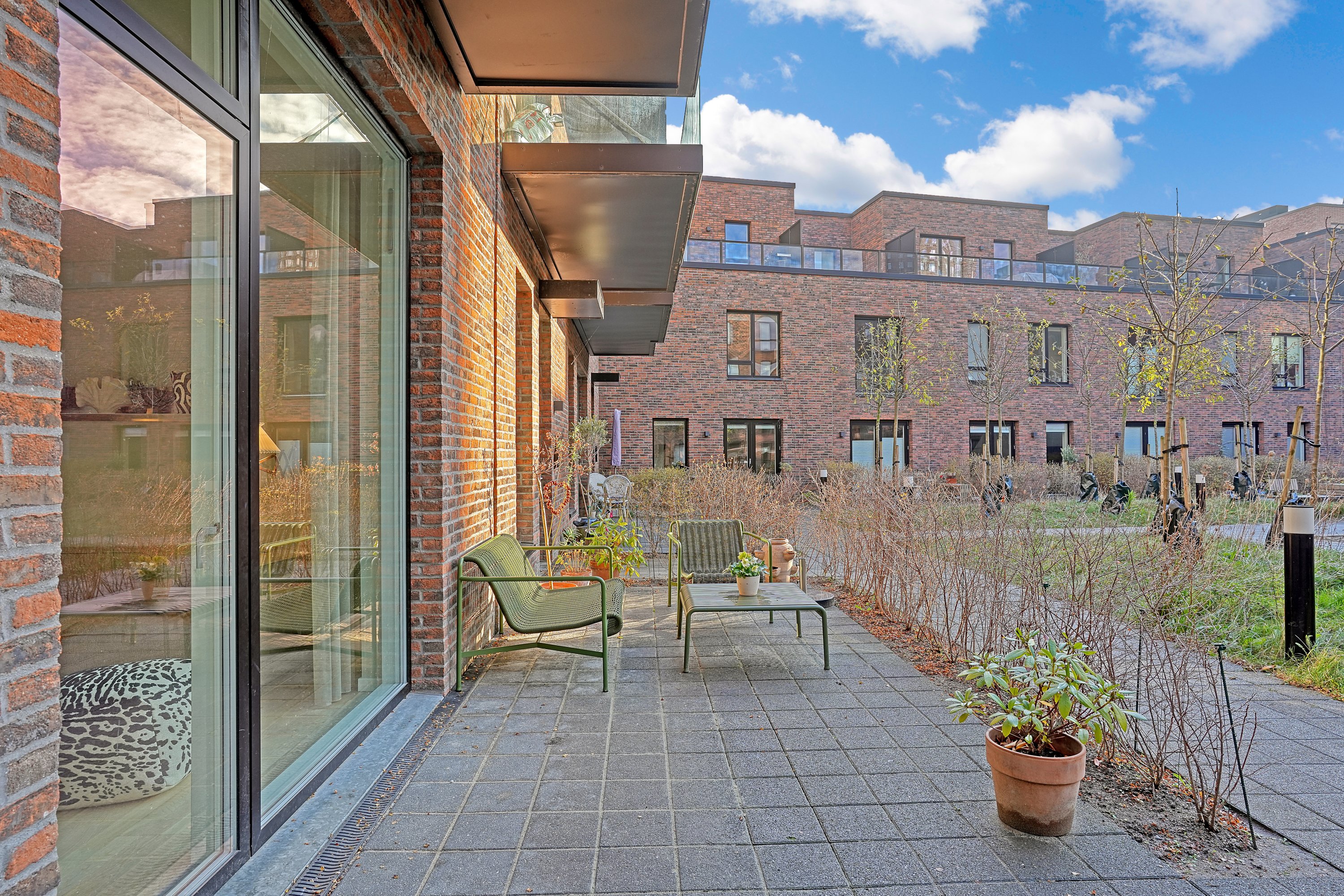 Fremhævet terrasse billede i fuldskærmstilstand. Billede af Ingrid Marievej 54, st.., 2500 Valby