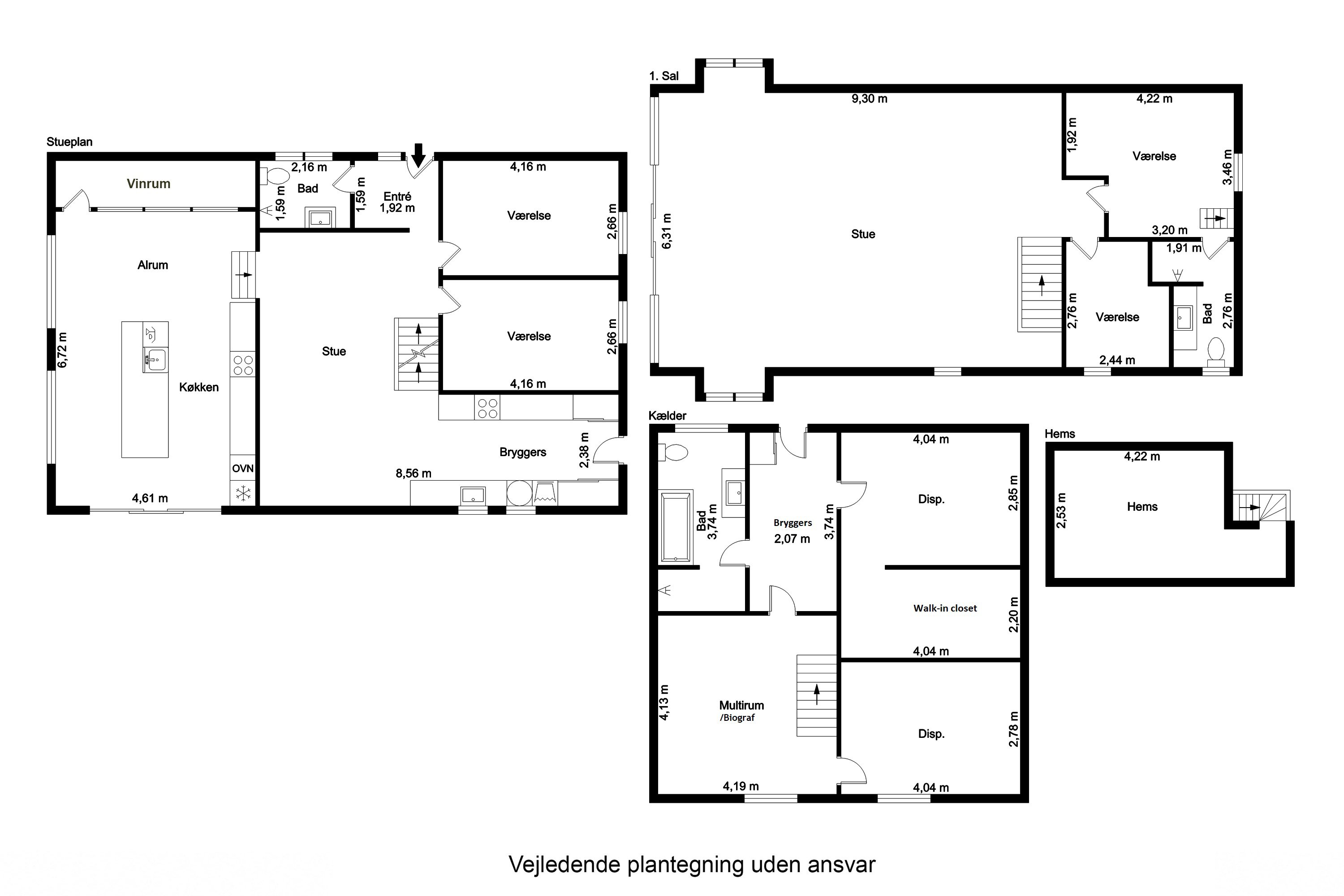 Plantegninger billede af Tordenskjoldsvej 5, Tåsinge, 5700 Svendborg