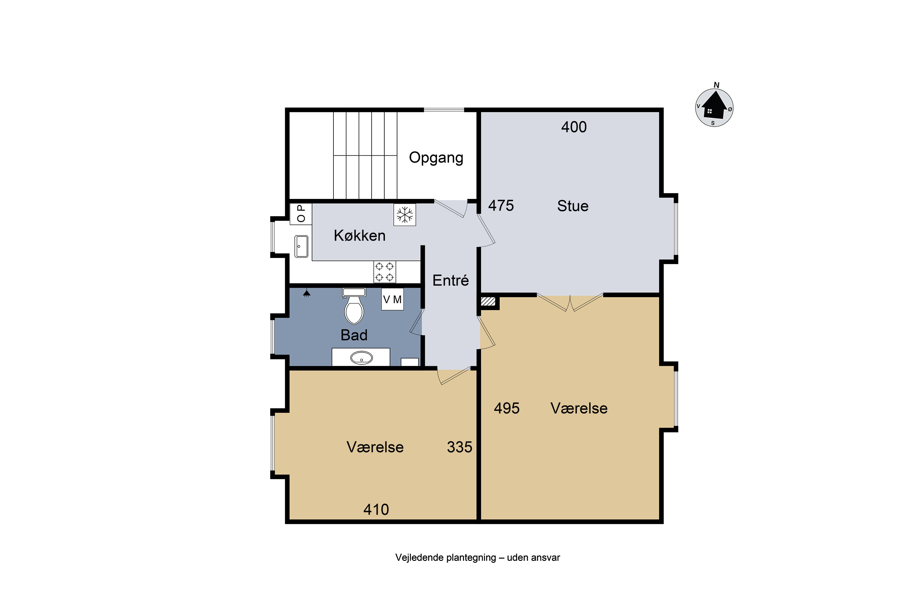 Plantegninger billede af Dagmarsgade 30, 1., 4100 Ringsted