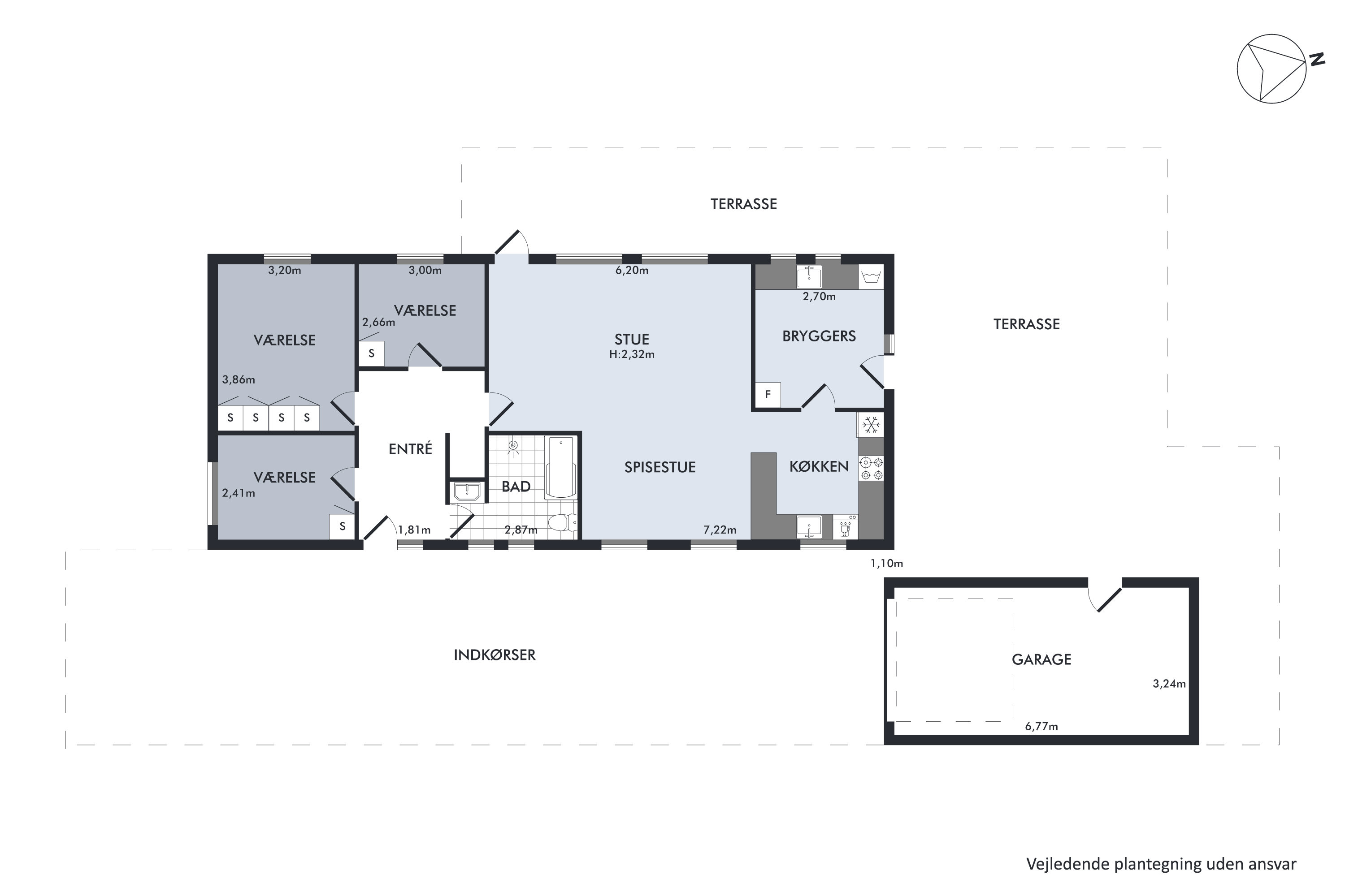 Plantegninger billede af Oventoften 39, 8751 Gedved