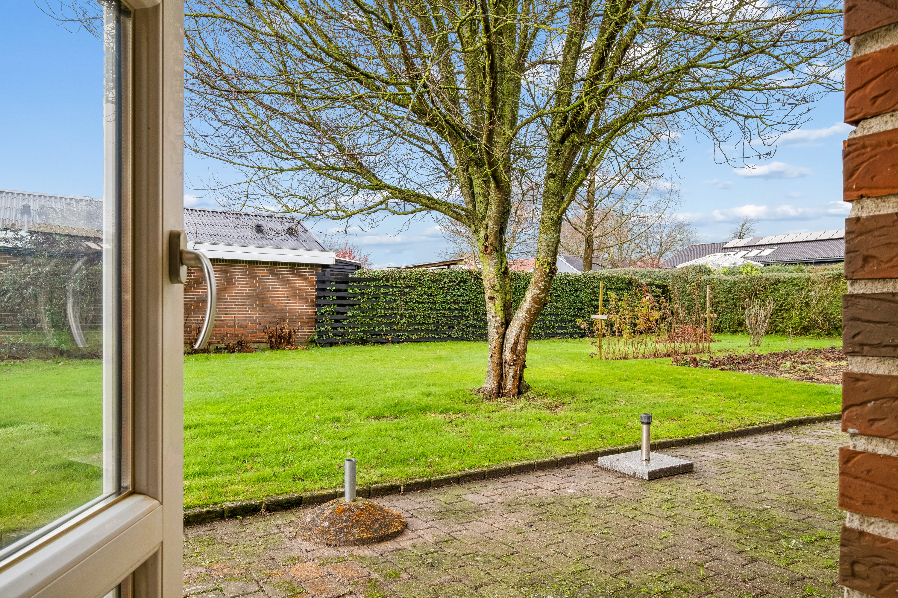 Fremhævet terrasse billede i fuldskærmstilstand. Billede af Oventoften 39, 8751 Gedved