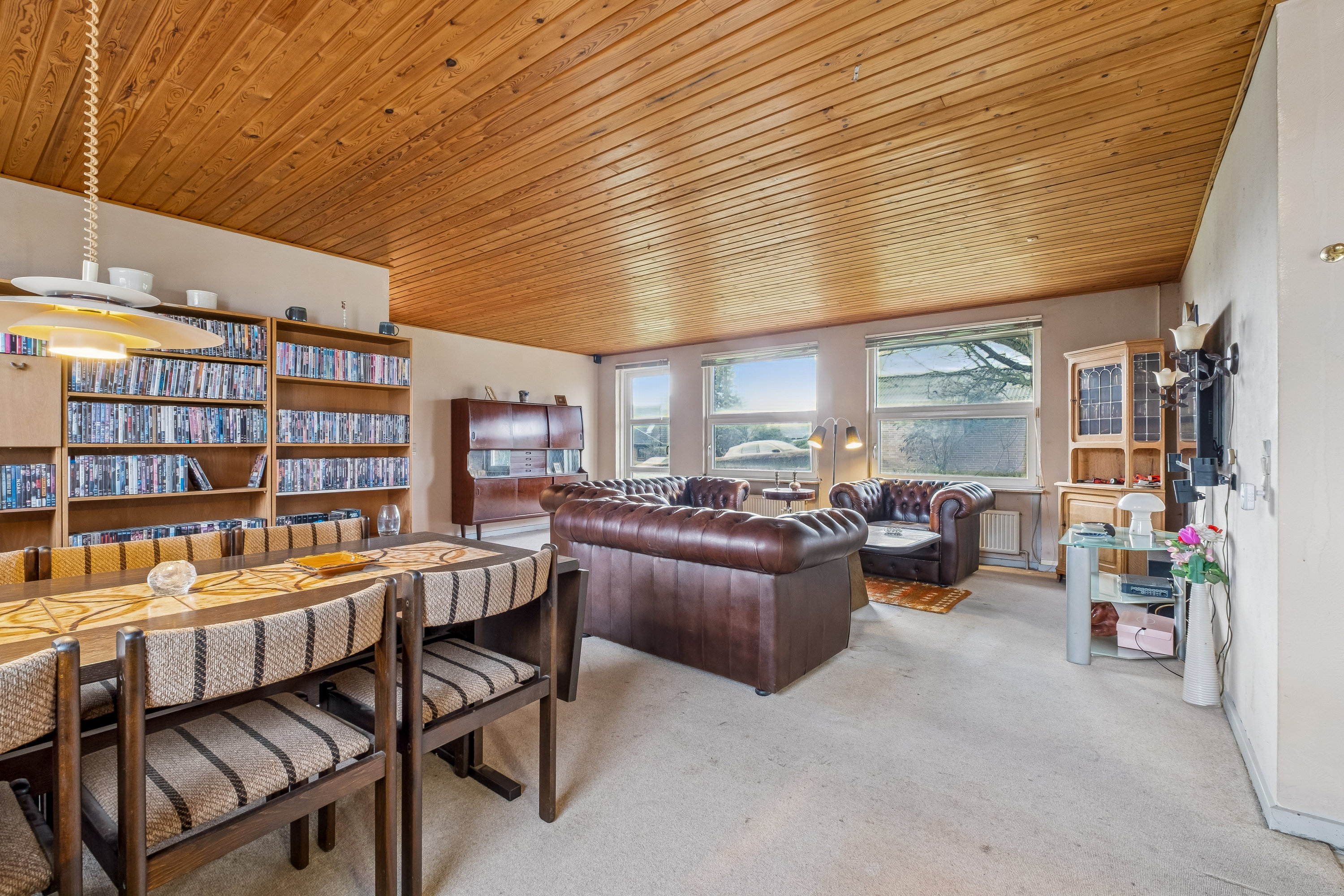 Fremhævet stue billede i fuldskærmstilstand. Billede af Oventoften 39, 8751 Gedved