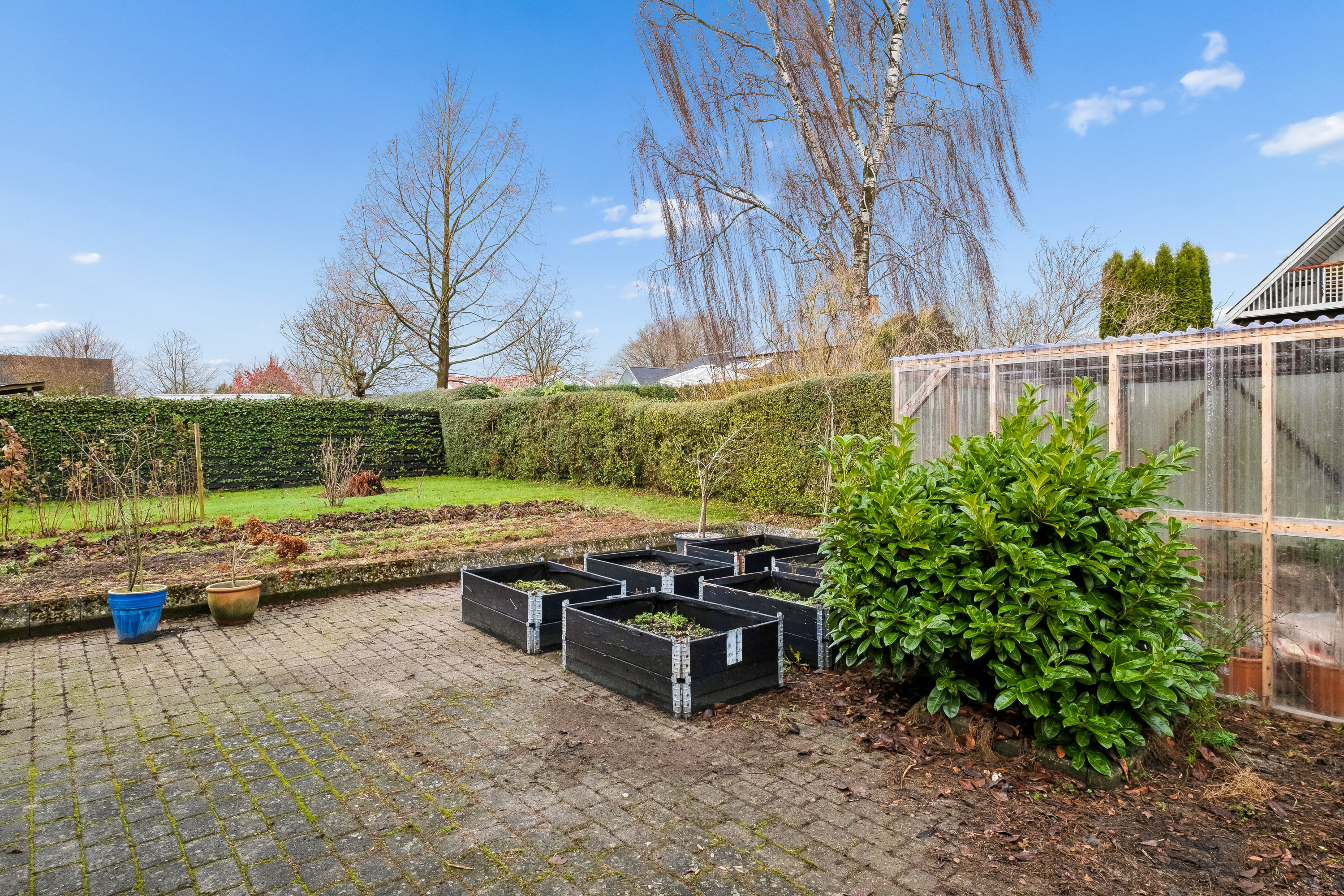 Fremhævet terrasse billede i fuldskærmstilstand. Billede af Oventoften 39, 8751 Gedved