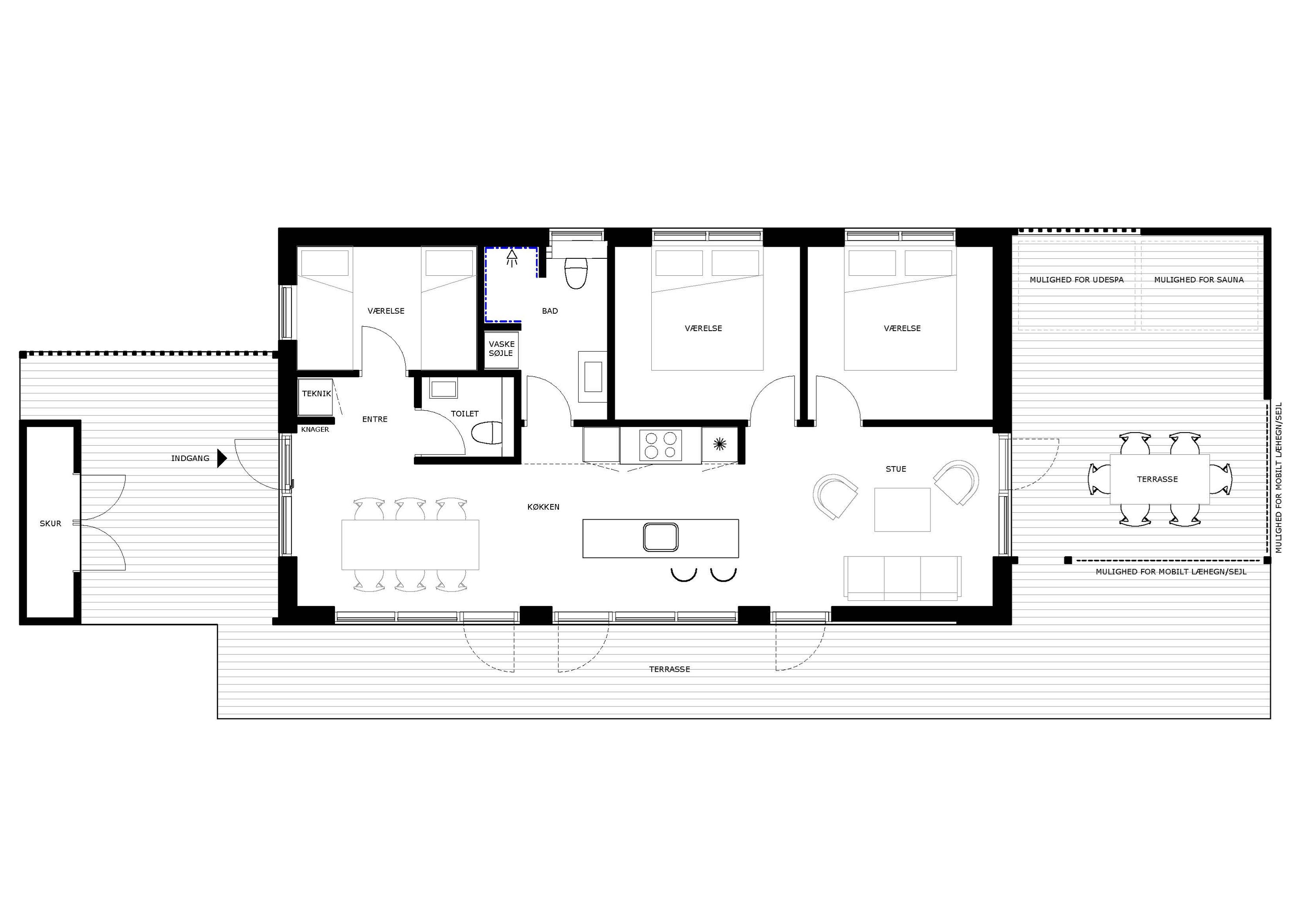 Plantegninger billede af Langsand 64 R, 6960 Hvide Sande