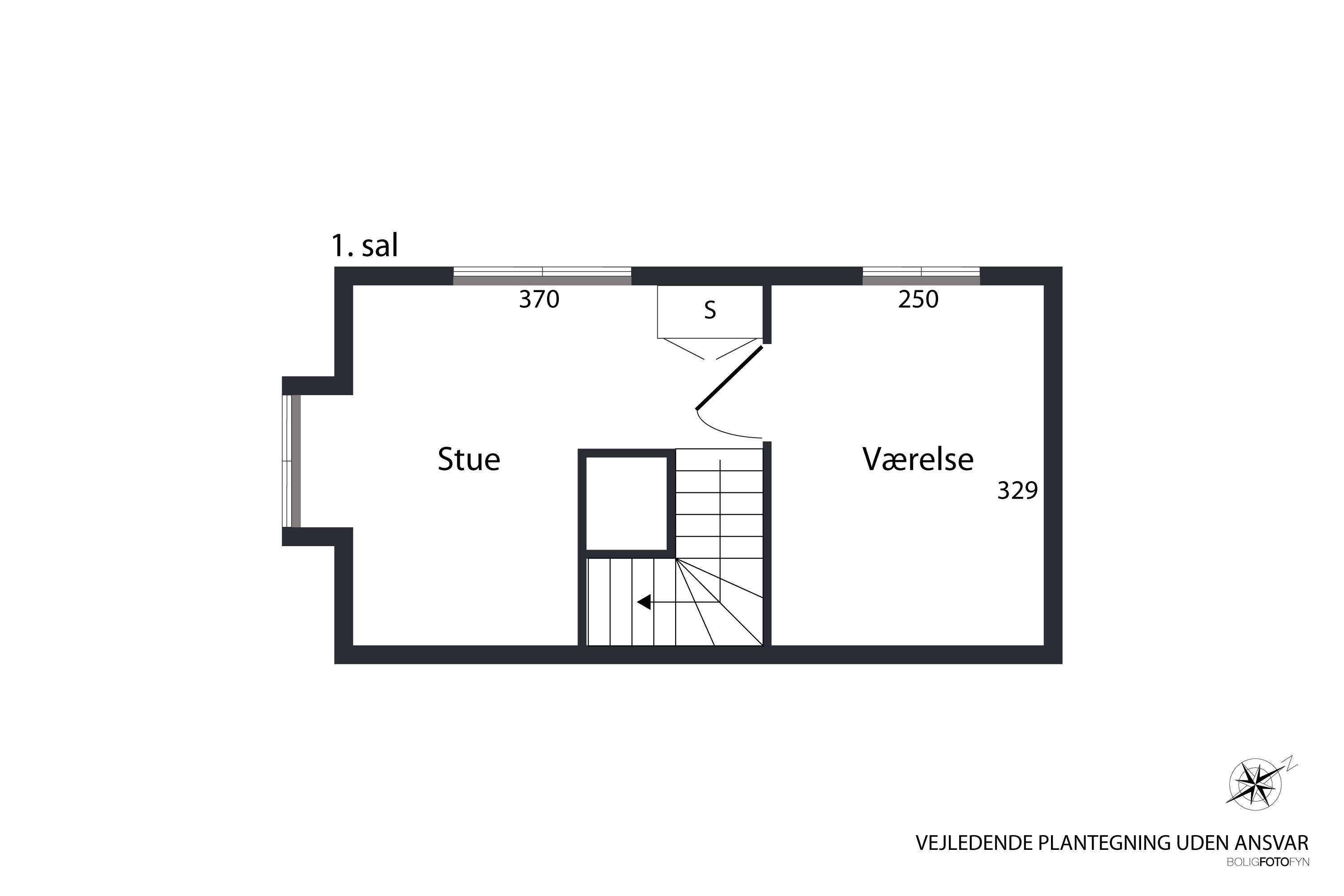 Plantegninger billede af Tværgade 2D, 5300 Kerteminde