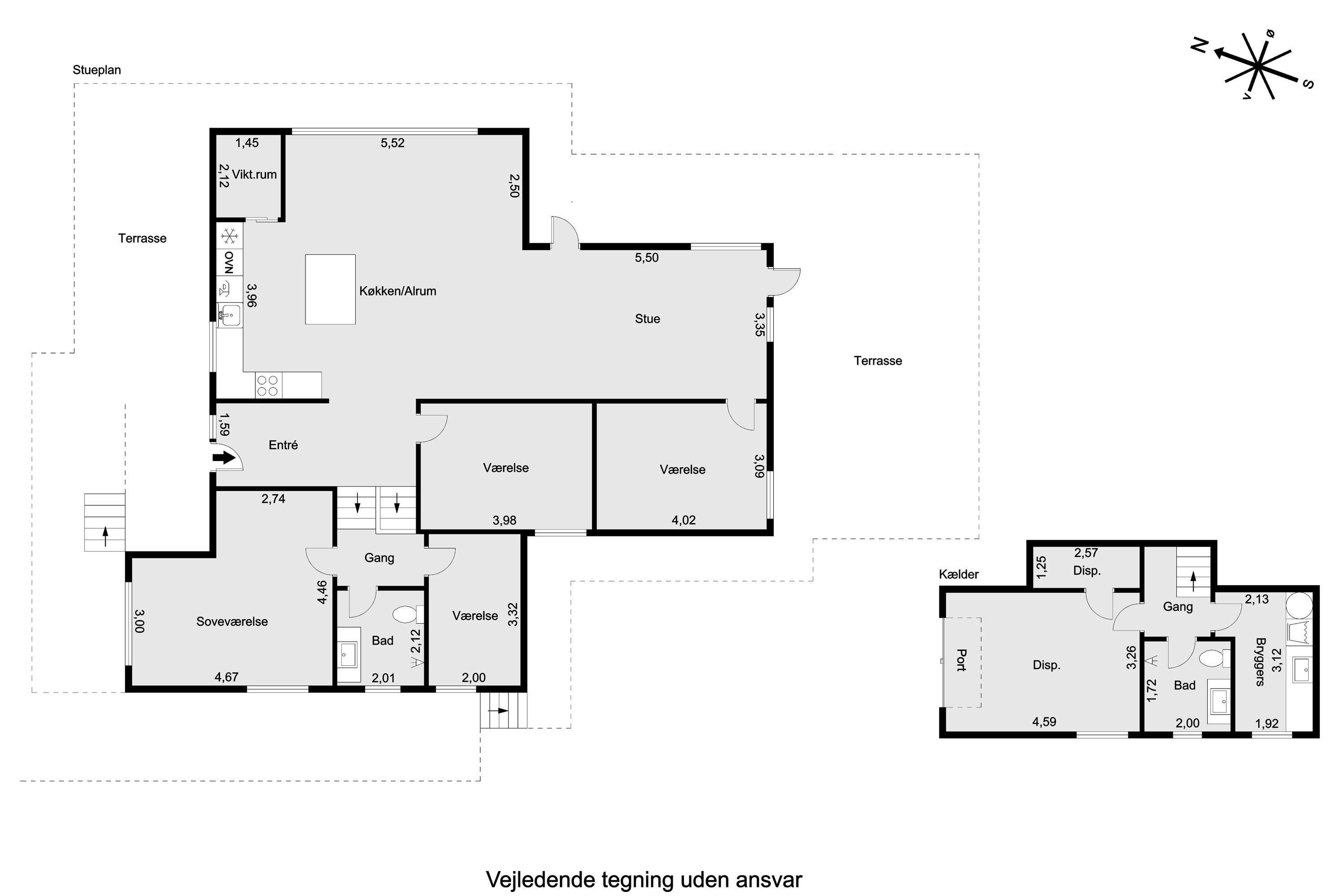 Plantegninger billede af Birkebakken 26, 8520 Lystrup