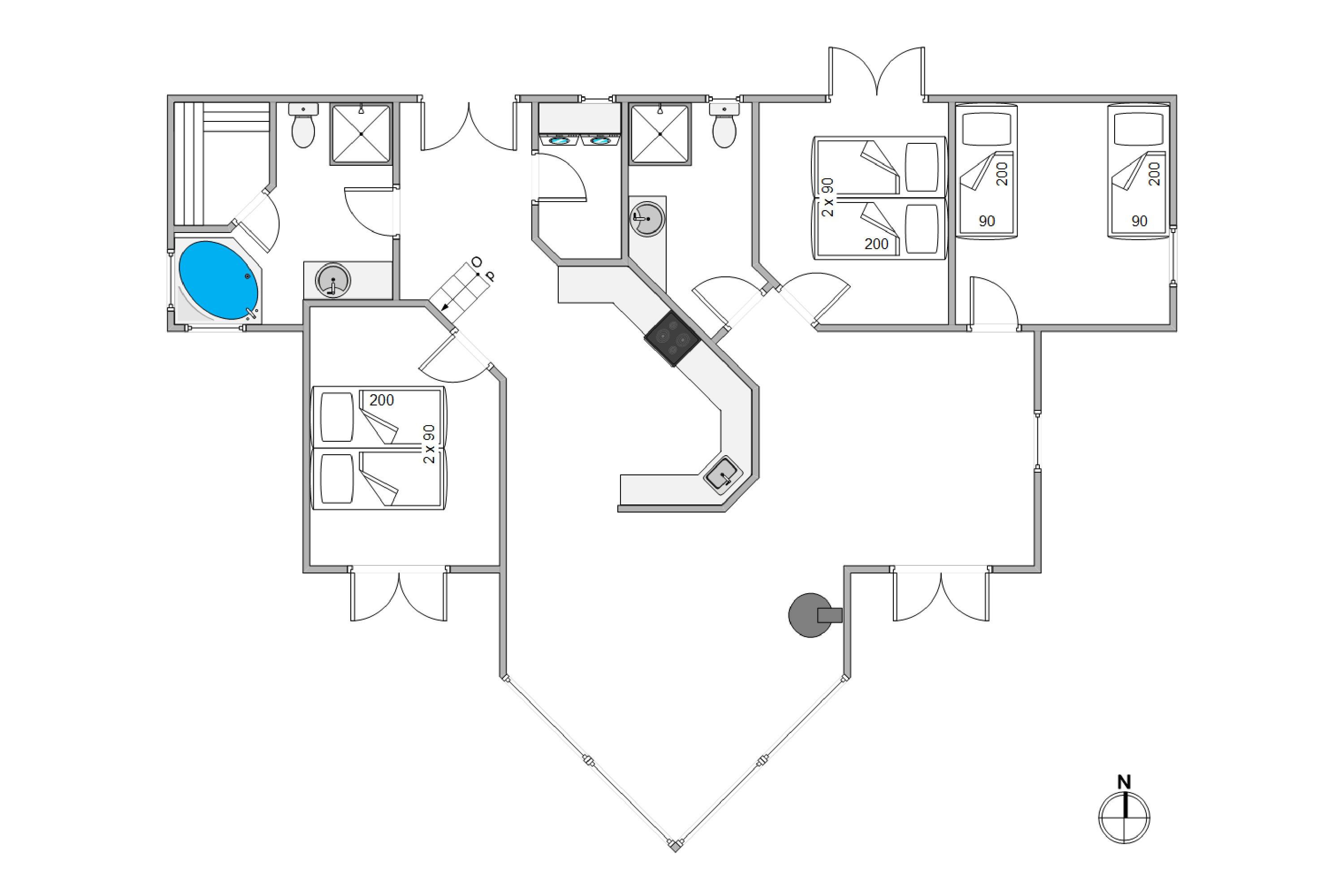 Plantegninger billede af Holdvej 13, Søndervig, 6950 Ringkøbing