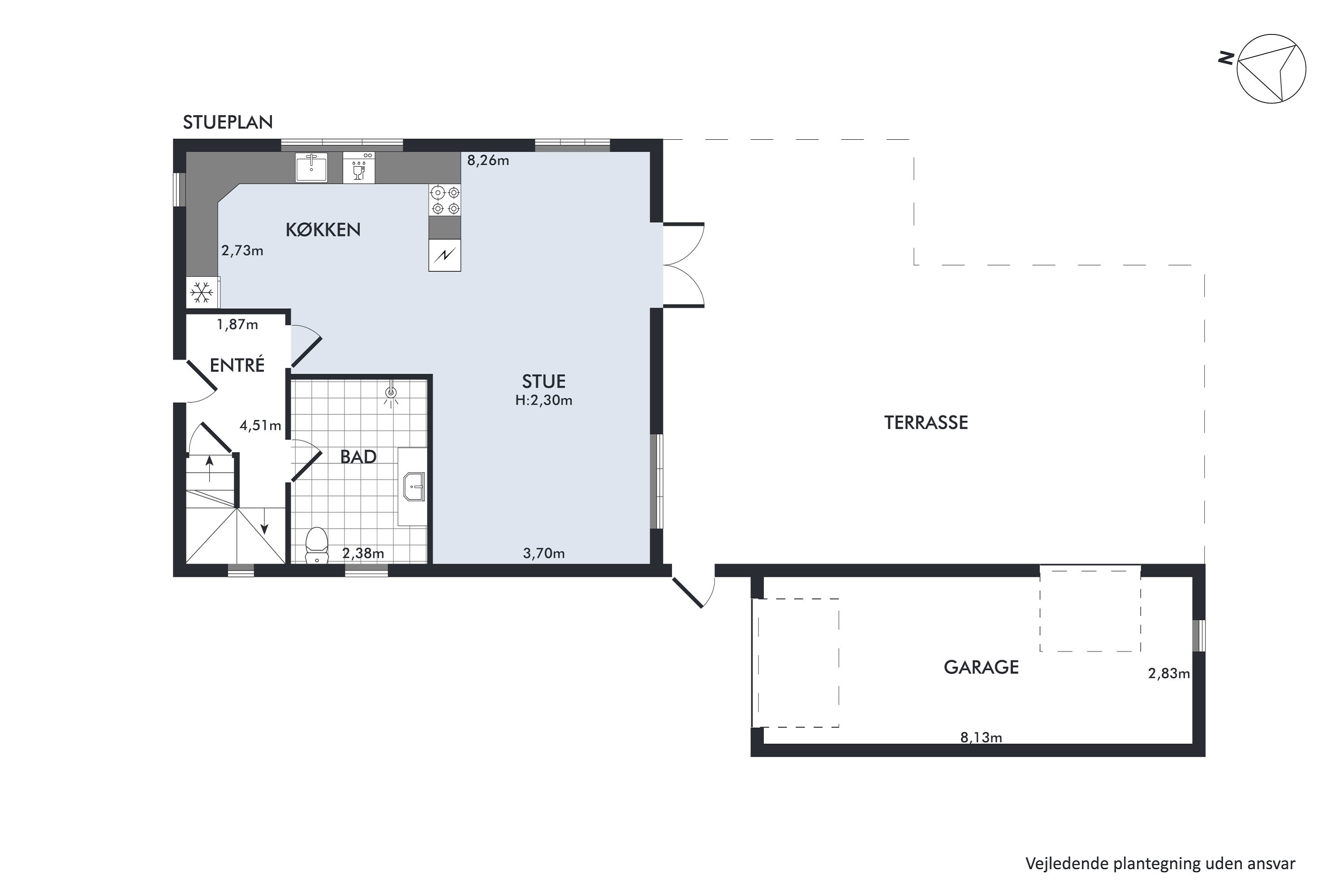 Plantegninger billede af Rolighedsvej 9, 9620 Aalestrup