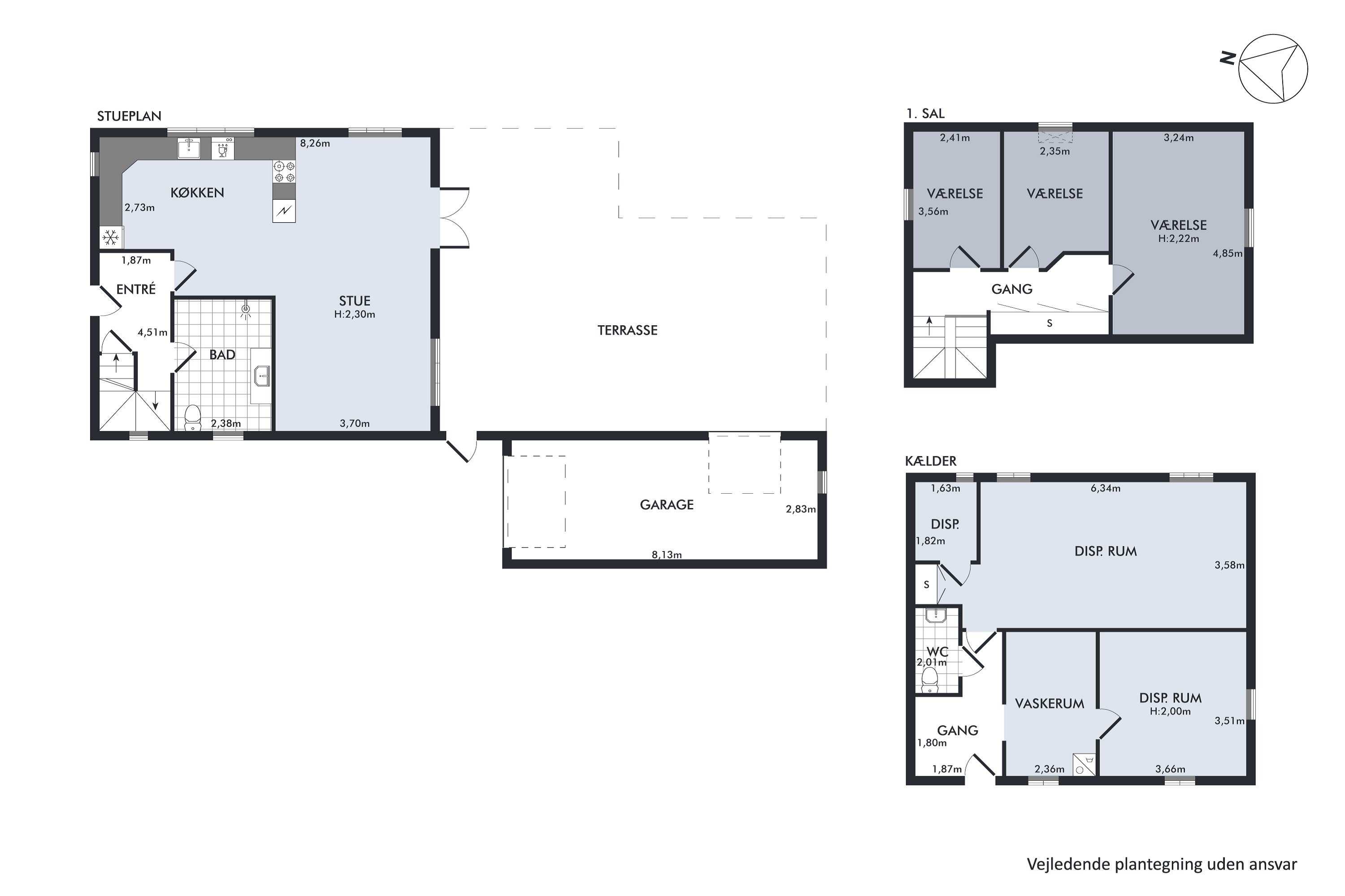 Plantegninger billede af Rolighedsvej 9, 9620 Aalestrup