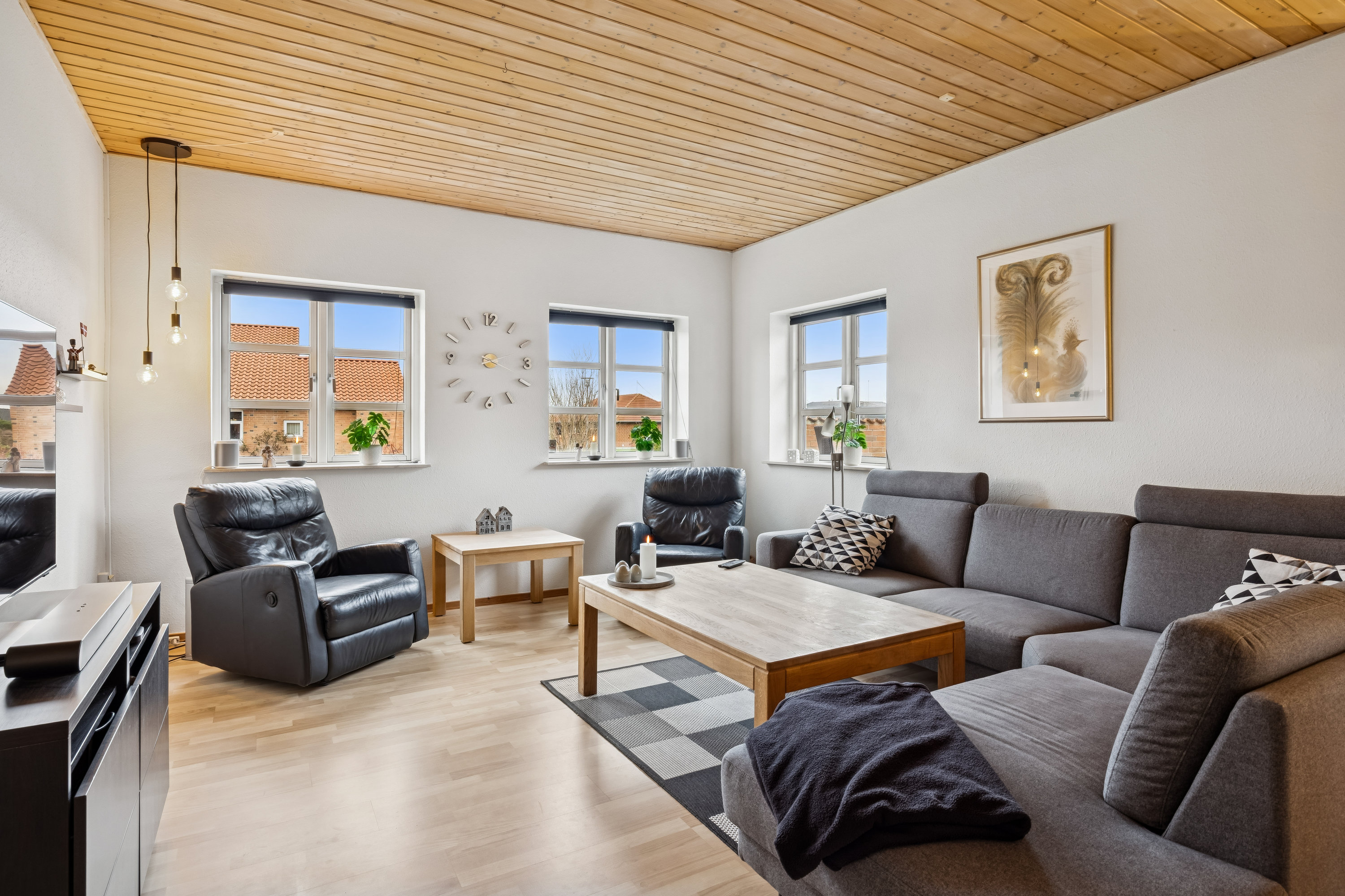 Fremhævet stue billede i fuldskærmstilstand. Billede af Ahornvej 9, 9632 Møldrup