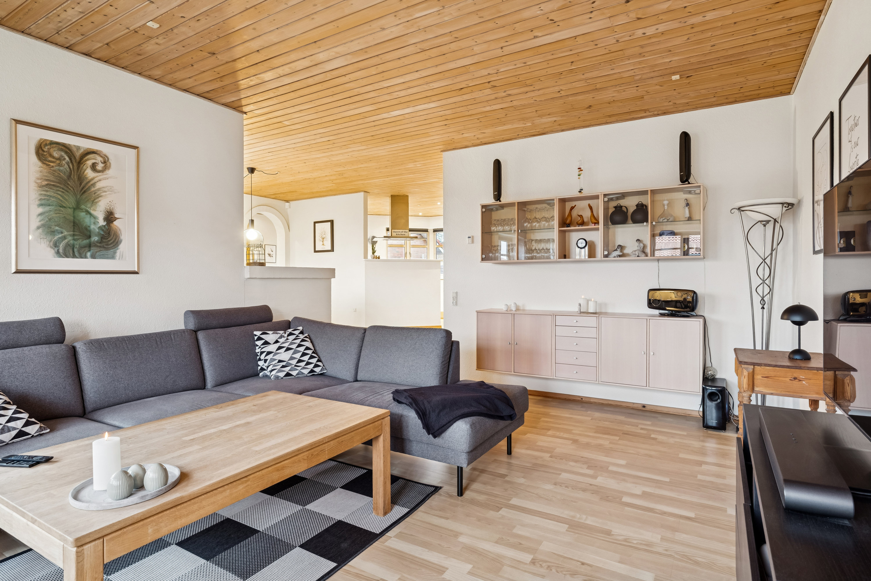 Fremhævet stue billede i fuldskærmstilstand. Billede af Ahornvej 9, 9632 Møldrup