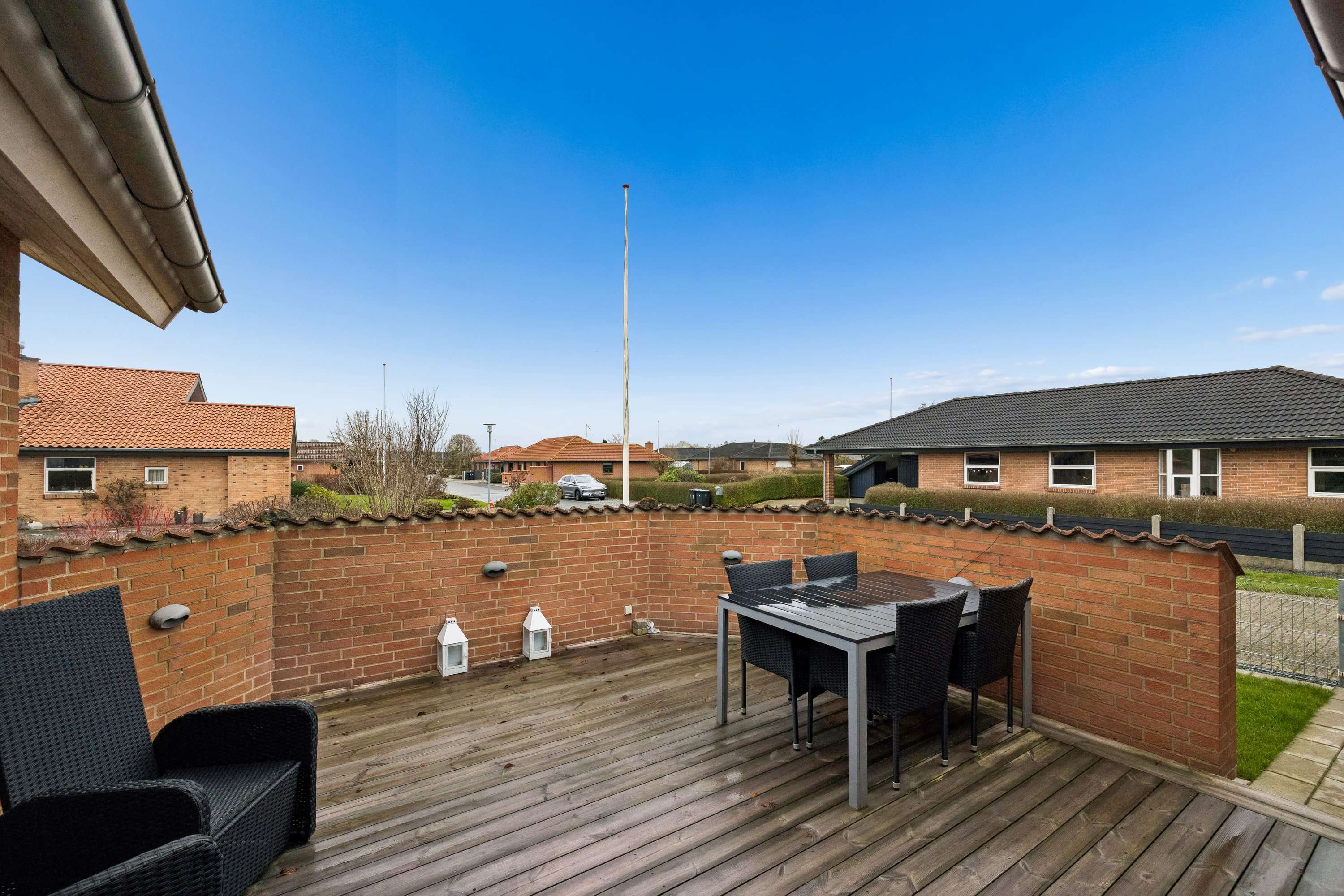 Fremhævet terrasse billede i fuldskærmstilstand. Billede af Ahornvej 9, 9632 Møldrup