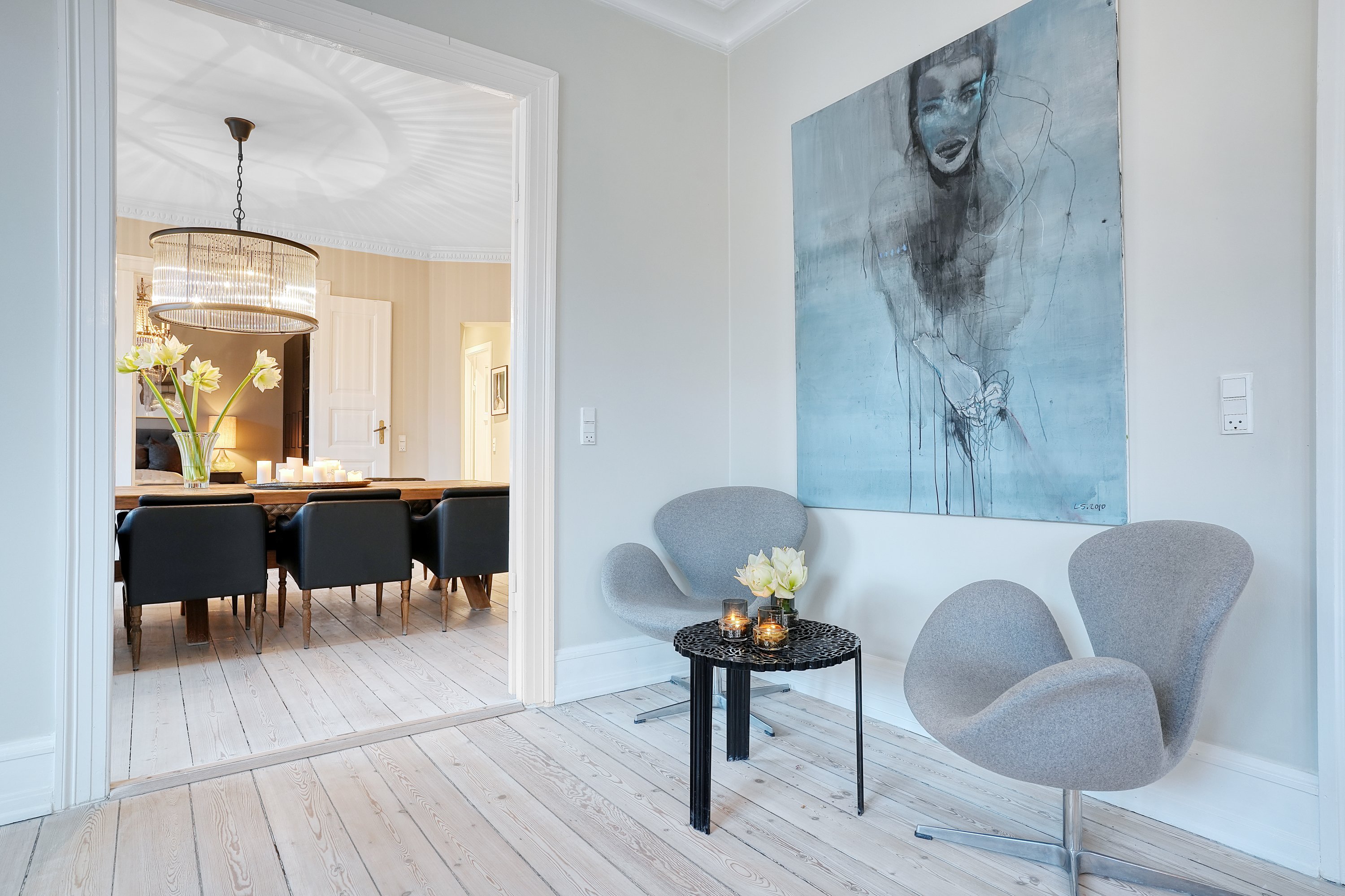 Fremhævet stue billede i fuldskærmstilstand. Billede af Korsørgade 29, 4. tv., 2100 København Ø