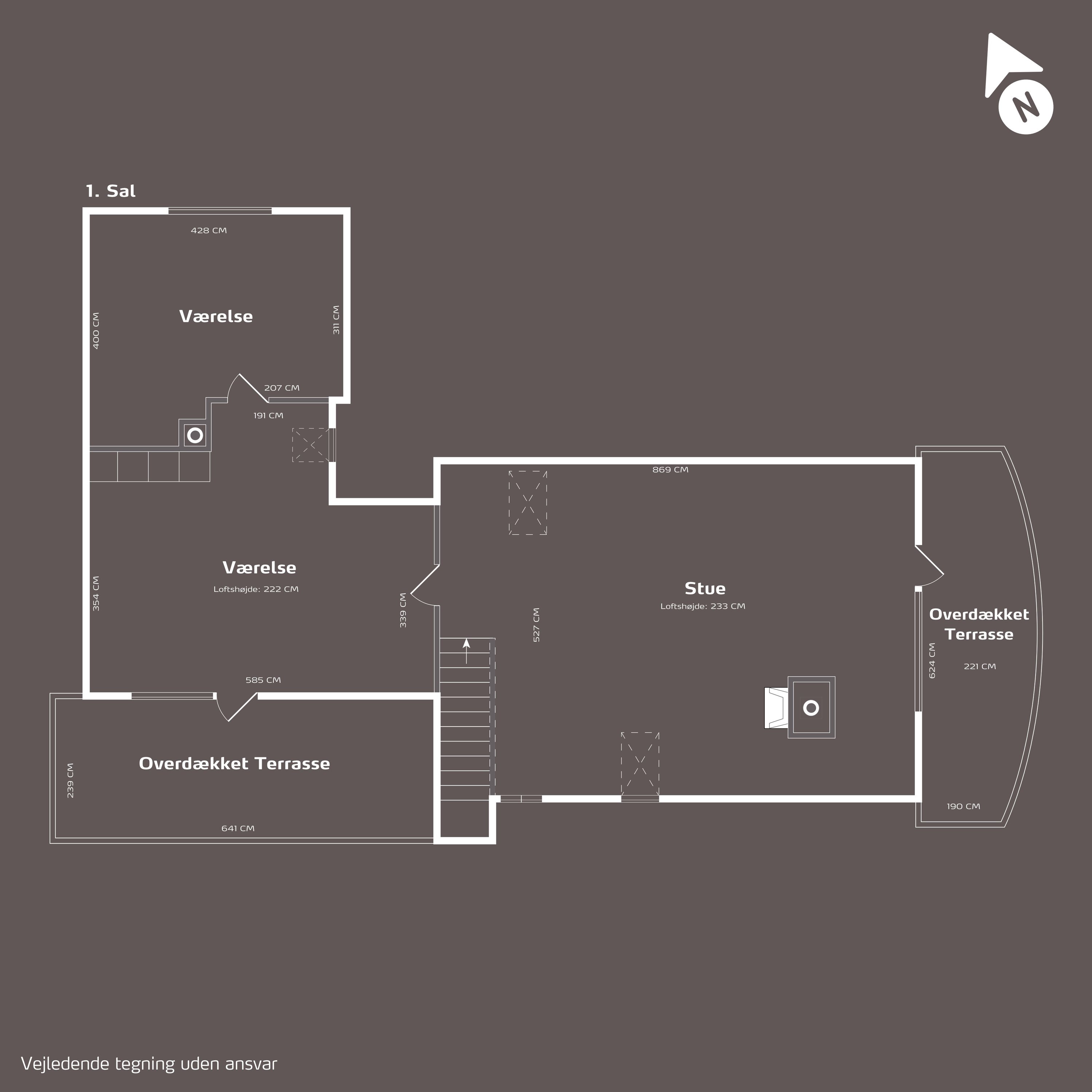 Plantegninger billede af Kystvej 23, Lundeborg, 5874 Hesselager