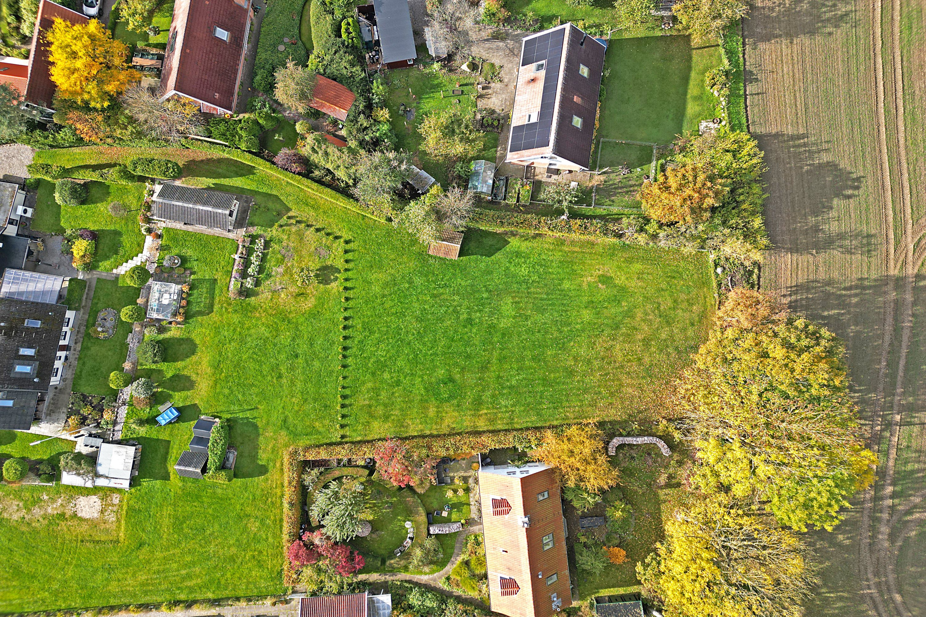 Fremhævet luftfoto billede i fuldskærmstilstand. Billede af Karlebovej 46, Karlebo, 2980 Kokkedal